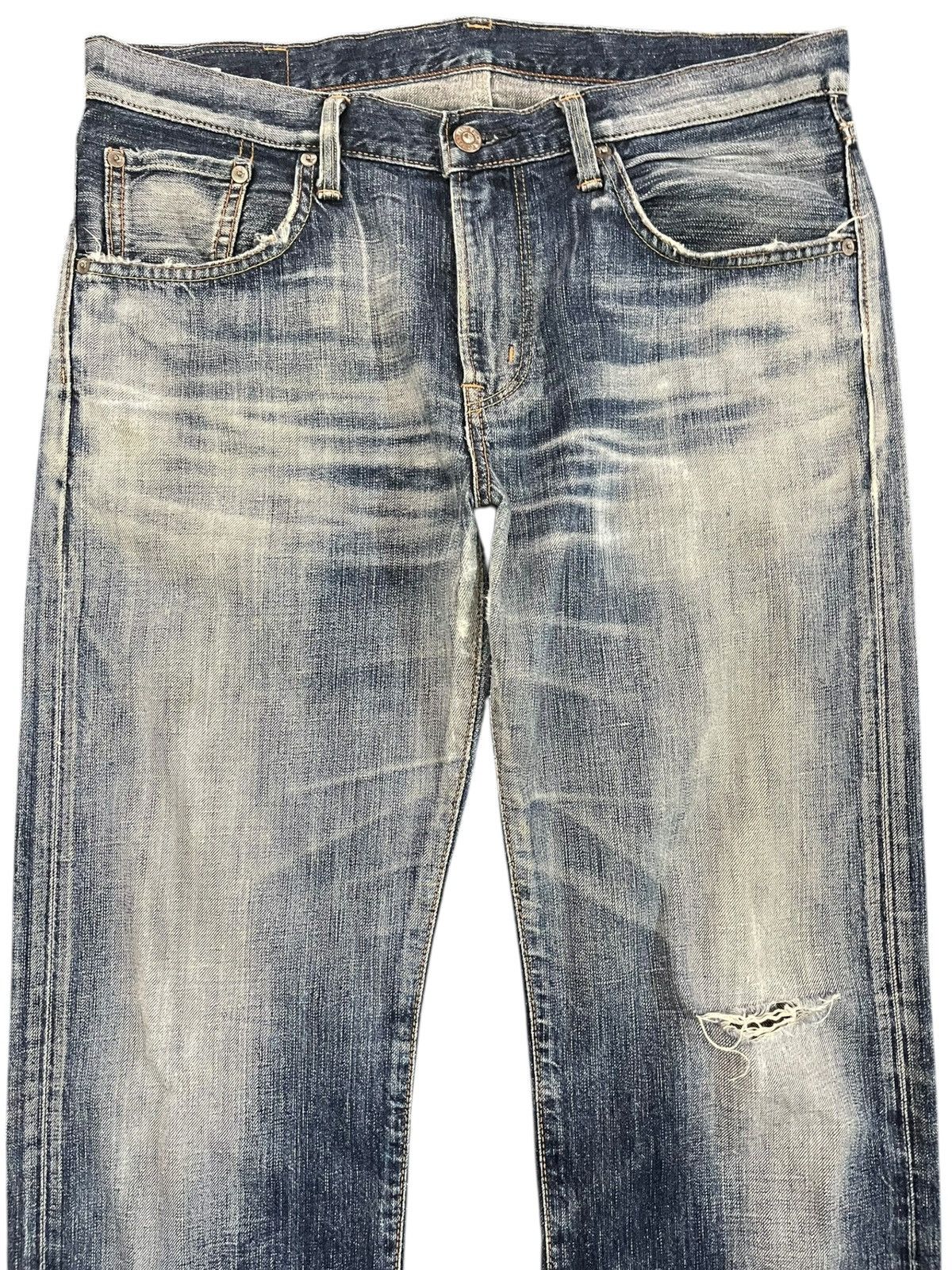Edwin × Hysteric Glamour Vintage Edwin 503 Rebel Vintage Grunge Distressed Denim Size US 34 / EU 50 - 2 Thumbnail