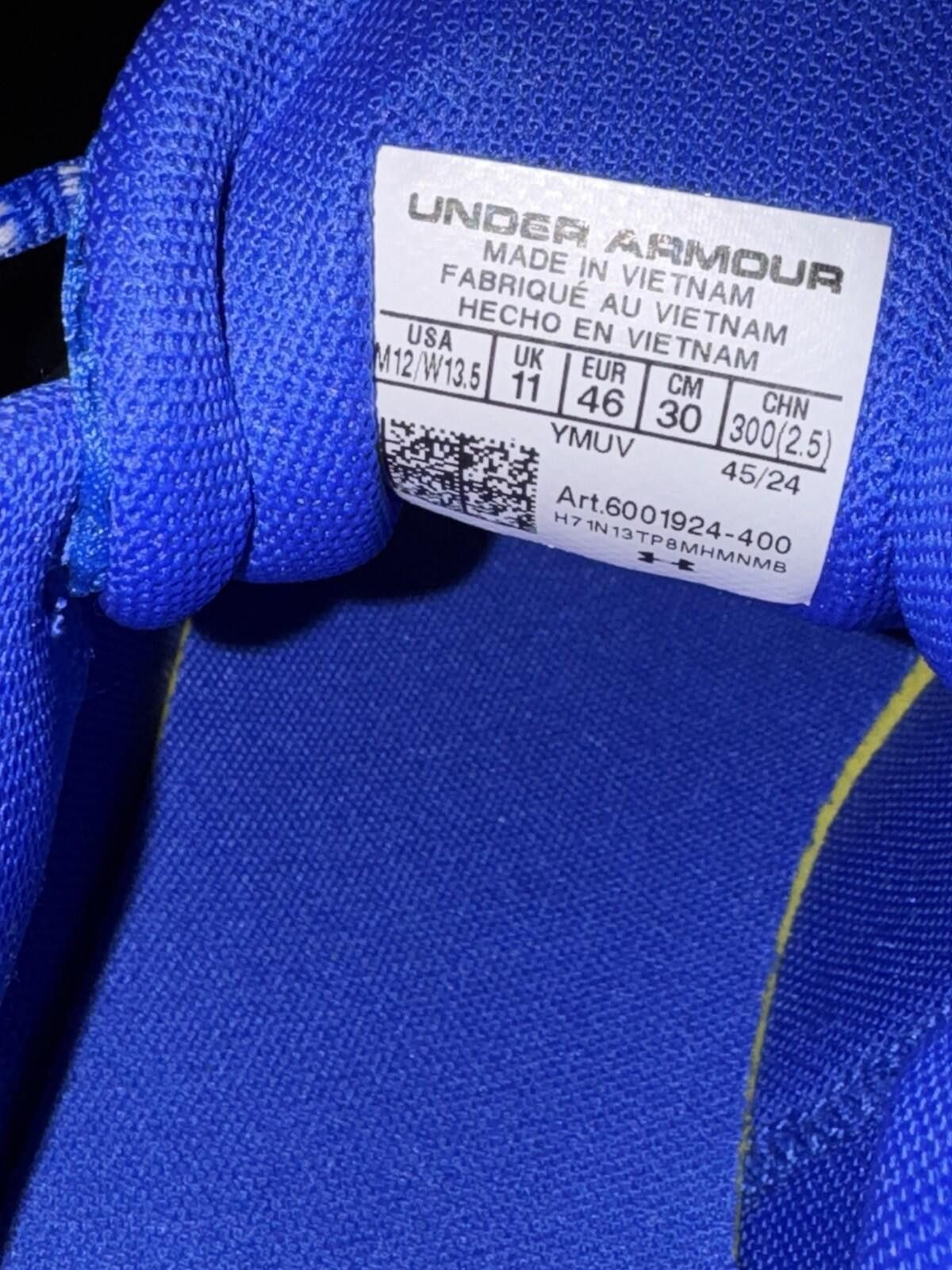 Under Armour Under Armour Curry Fox 1 Lexington Basketball Shoes Mens 12 Size US 12 / EU 45 - 8 Thumbnail