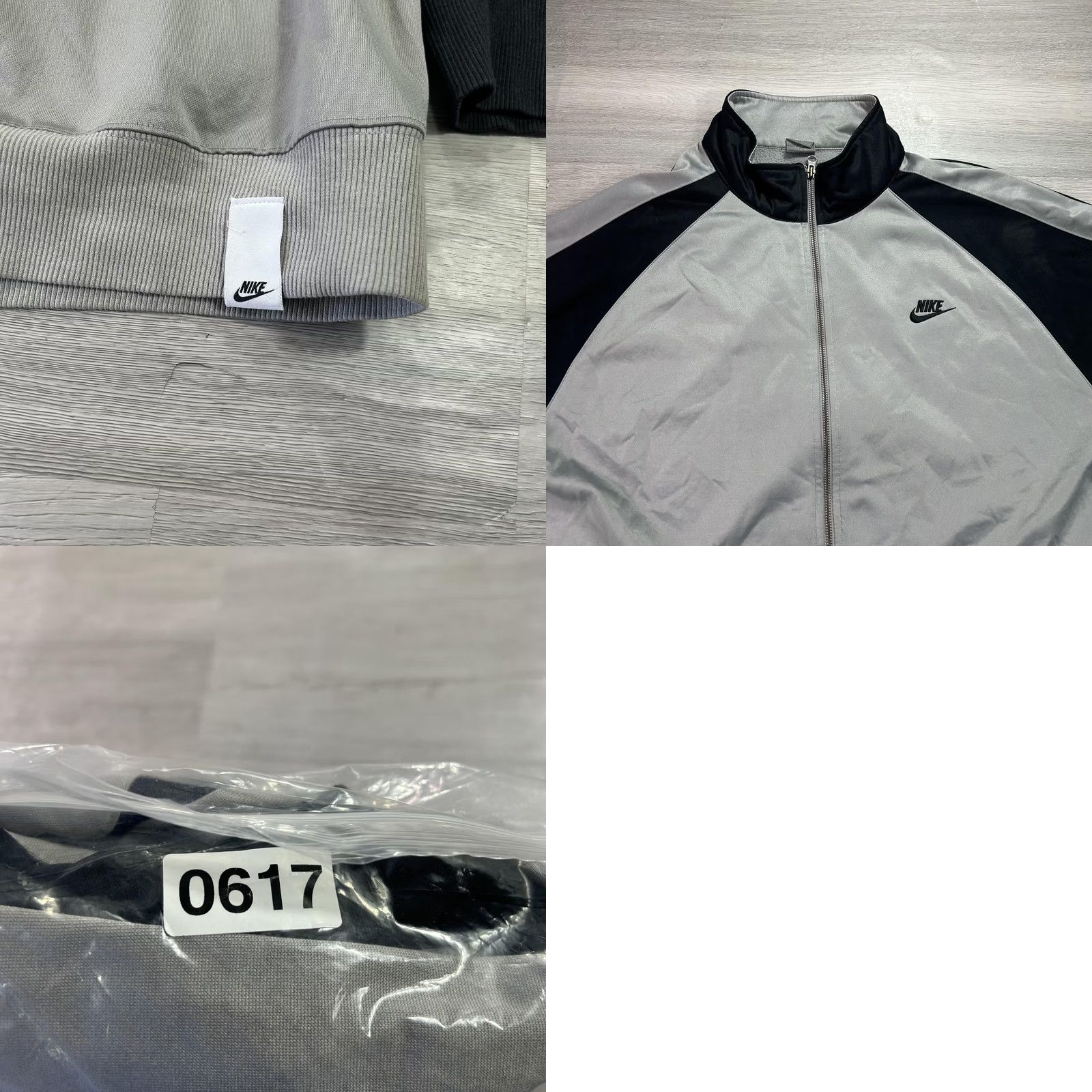 Nike Nike The Chamber Track Jacket Mens 3XL Gray Full Zip Fleece Air Force 1 Y2K Size US XXL / EU 58 / 5 - 9 Thumbnail