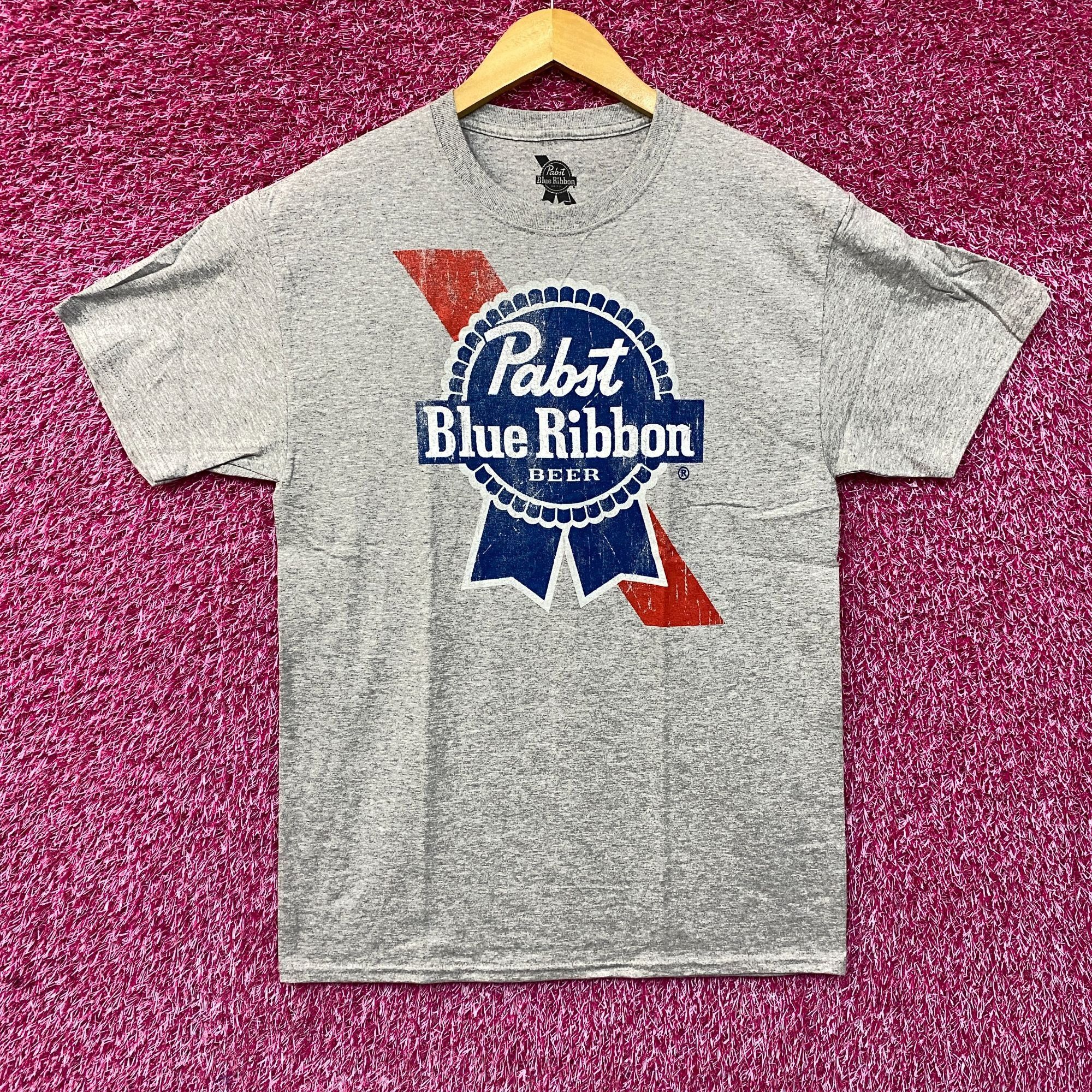 Pabst Blue Ribbon Pabst Blue Ribbon Promo Gray T-Shirt Medium Size US M / EU 48-50 / 2 - 1 Thumbnail