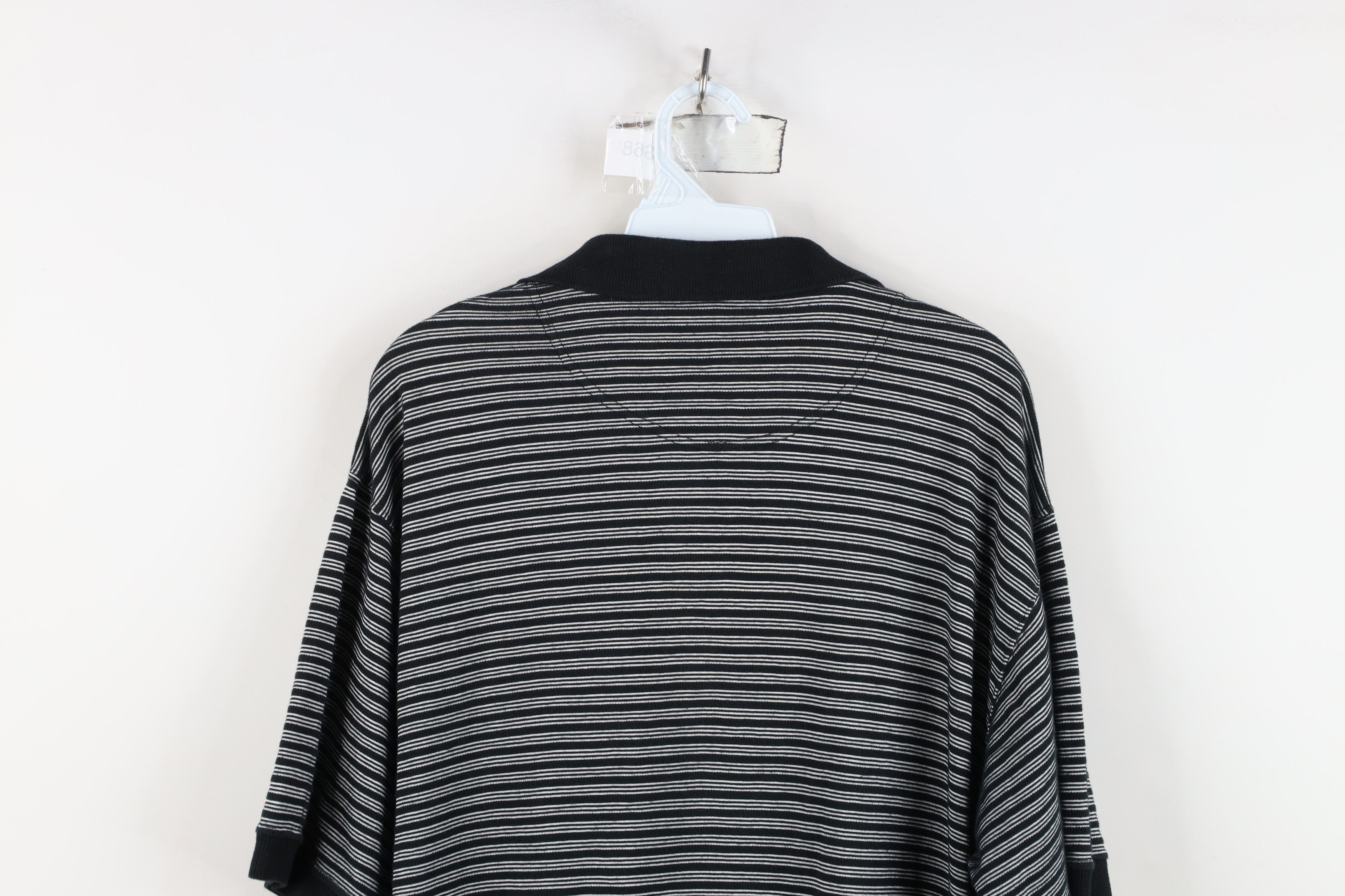 Vintage Vintage 90s Streetwear Knit Baggy Fit Golf Polo Shirt Black Size US S / EU 44-46 / 1 - 10 Thumbnail