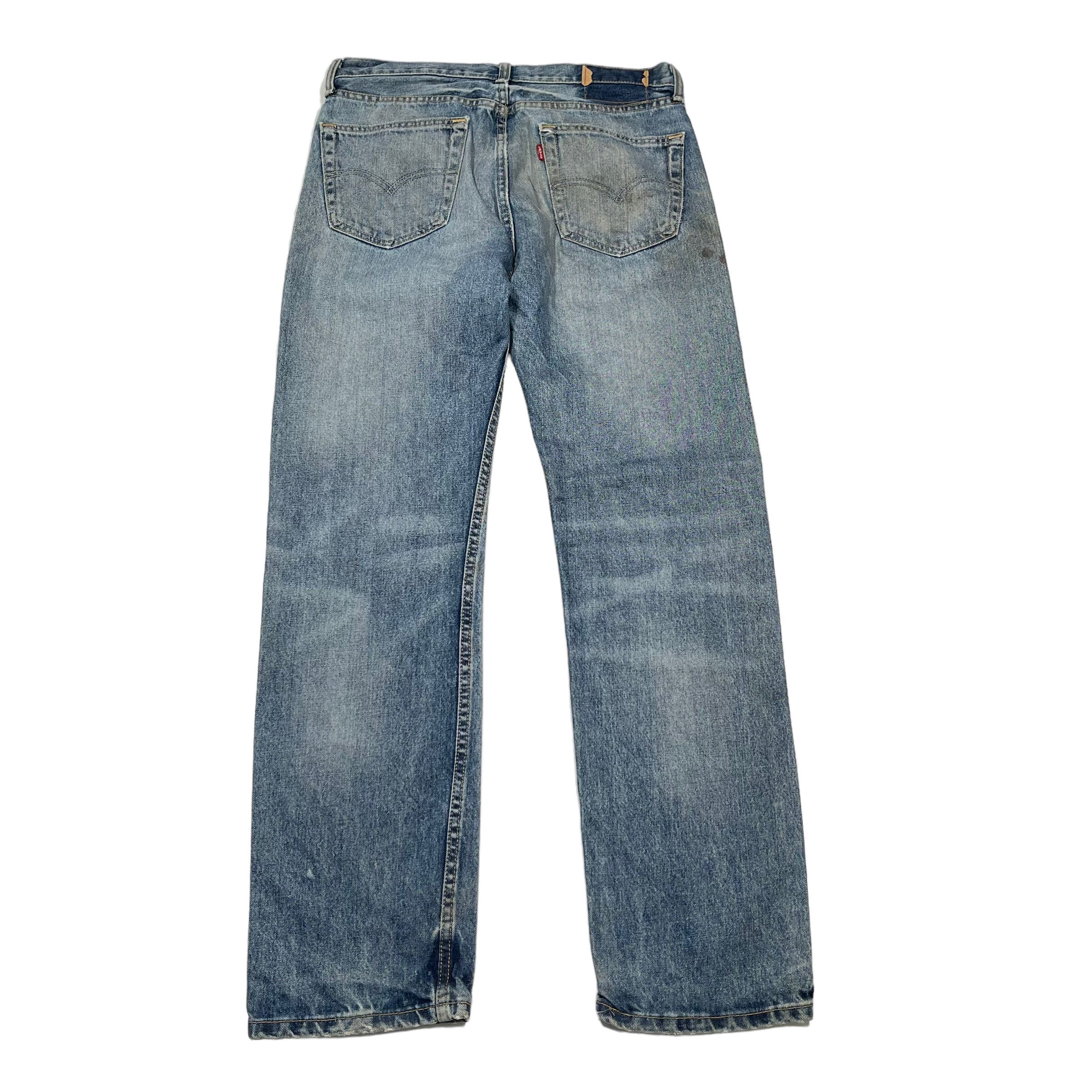 Levi's × Vintage Vintage 1990s Levis Mud Washed Distressed Denim Jeans Size US 31 - 3 Thumbnail