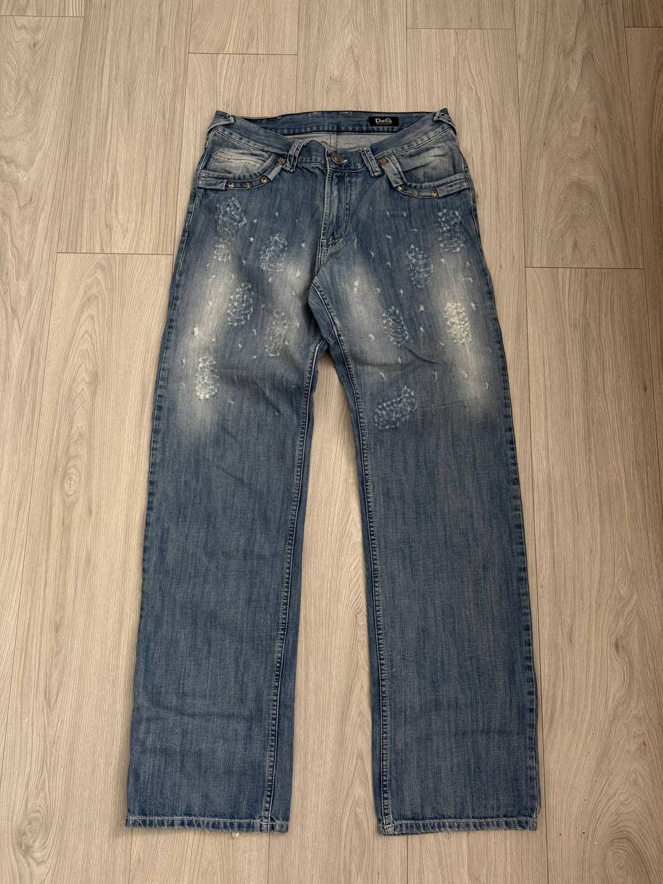 Dolce & Gabbana Dolce & Gabanna Jeans Big Logo Denim Jeans Size US 34 / EU 50 - 5 Thumbnail