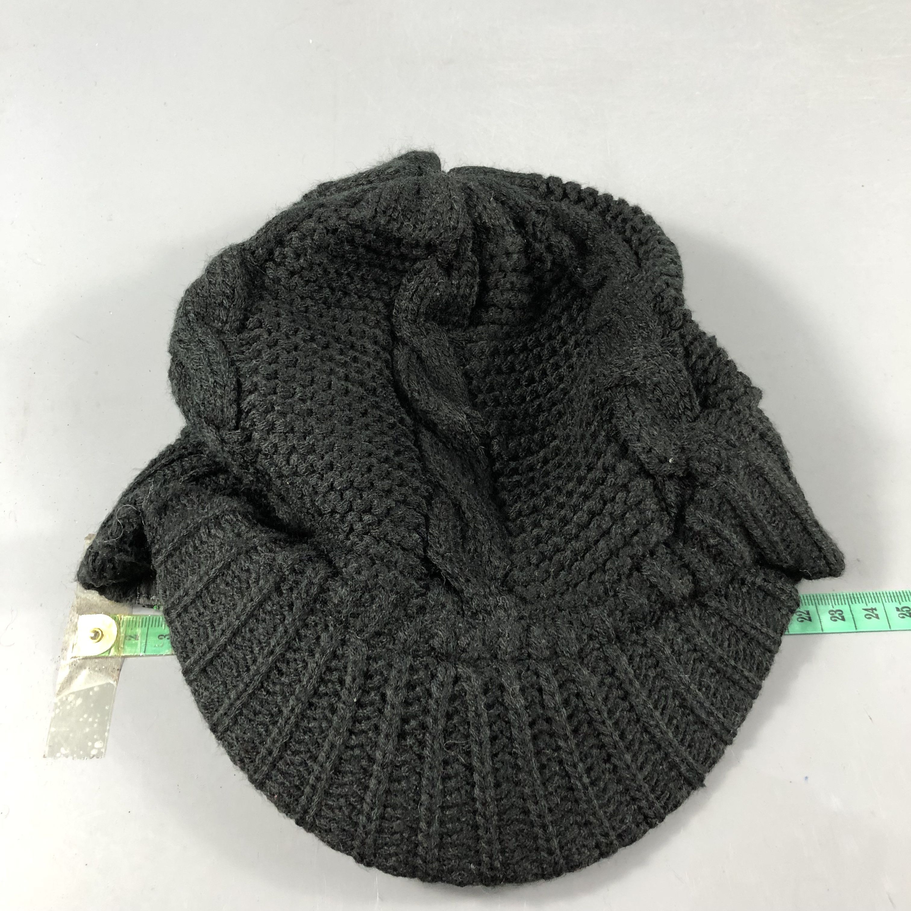 Vintage Driss Cable Knit Visor Cap Beanie Snowcap Snow Hat B981 Size ONE SIZE - 4 Thumbnail