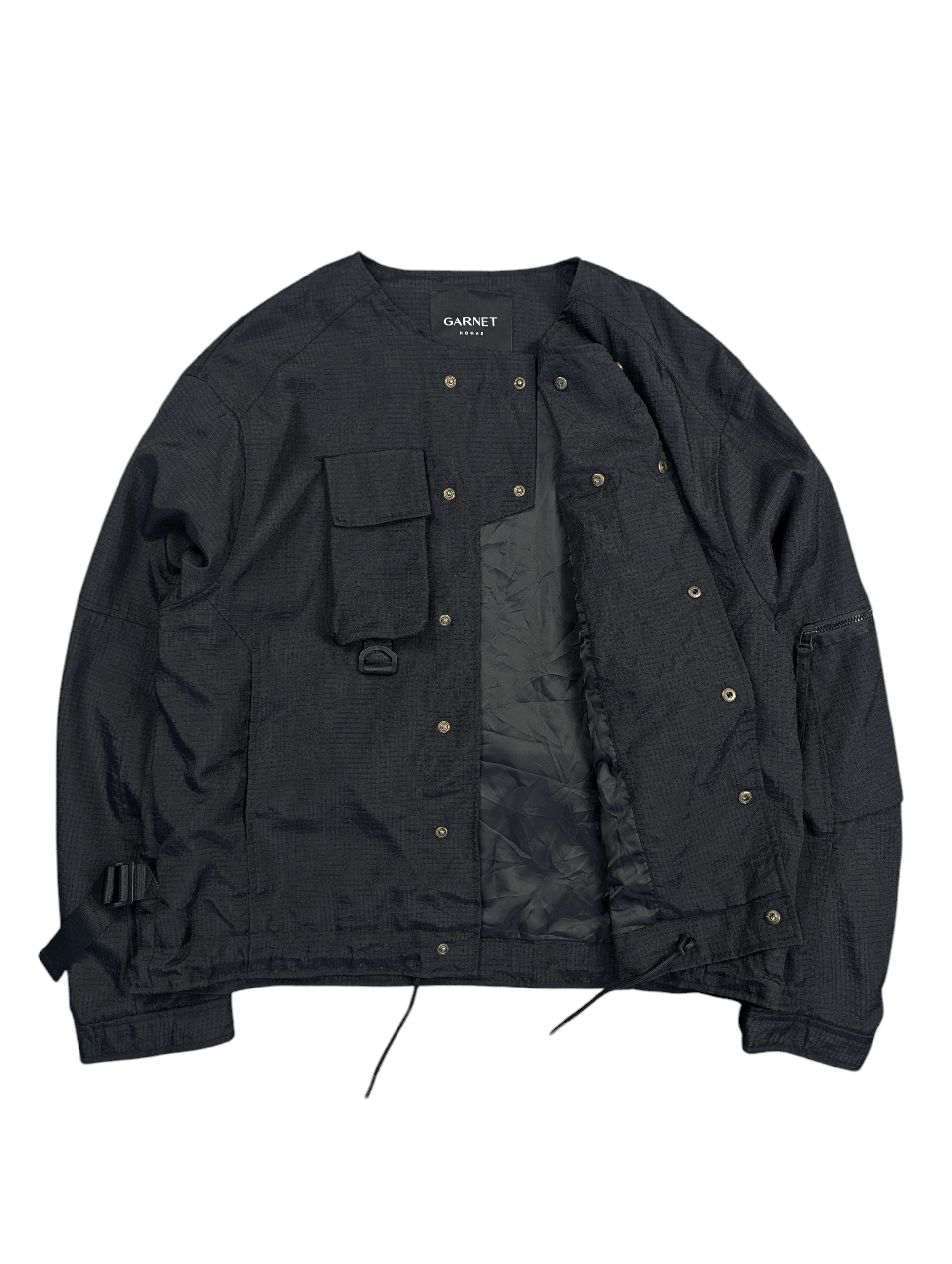 Japanese Brand Garnet Homme Tactical Multipocket Jacket Size US M / EU 48-50 / 2 - 5 Thumbnail