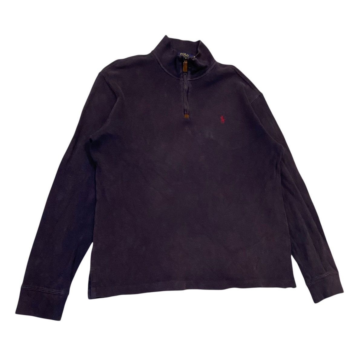 Polo Ralph Lauren Vintage Polo Ralph Lauren Navy Quarter-Zip Pullover Size US M / EU 48-50 / 2 - 3 Thumbnail