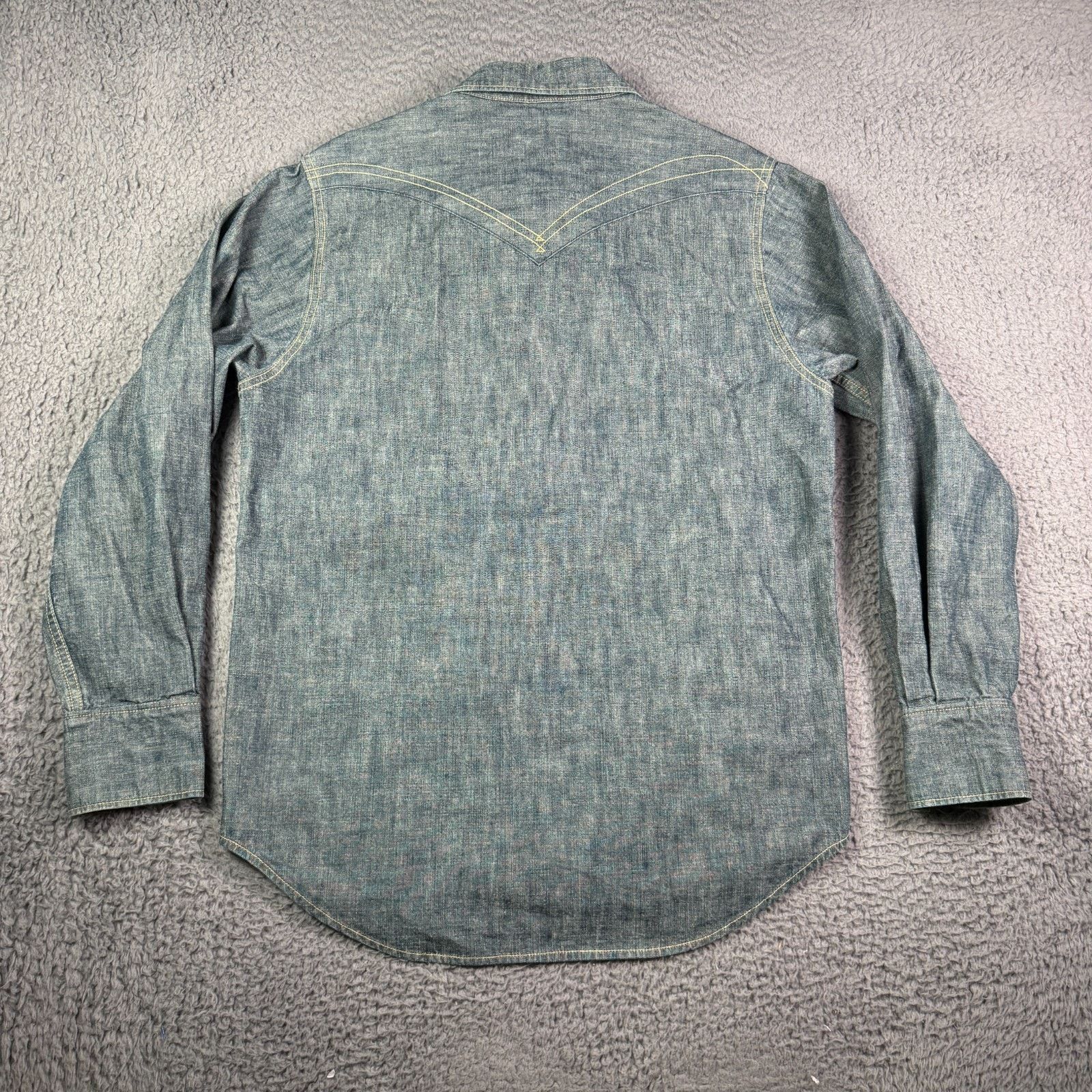 Studio D'Artisan Studio D’artisan Sawtooth Western Shirt L Denim Pearl Snap Size US L / EU 52-54 / 3 - 7 Thumbnail