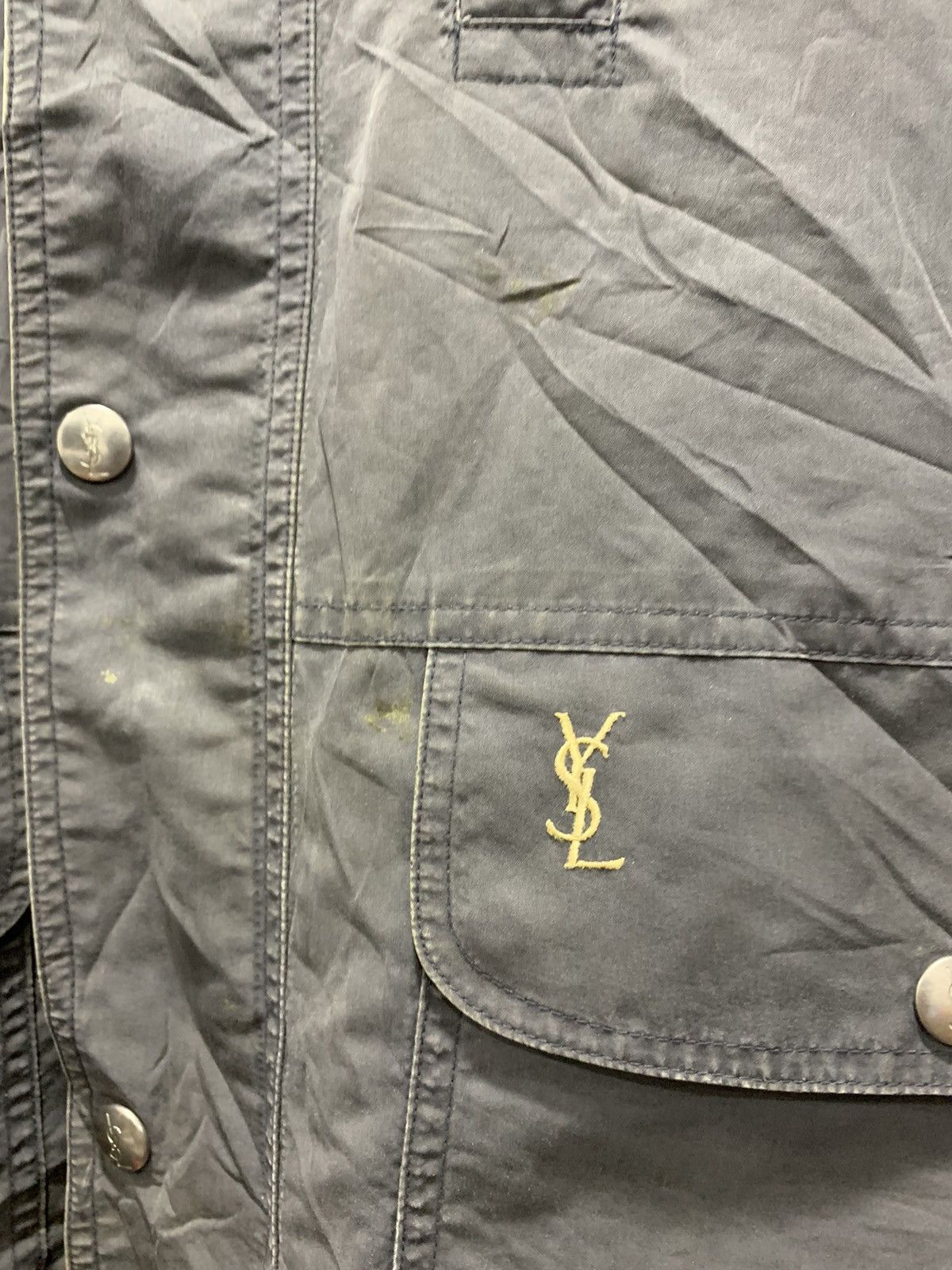 Vintage × Yves Saint Laurent Vintage Reversible Parka Jacket 80s Size US L / EU 52-54 / 3 - 12 Thumbnail