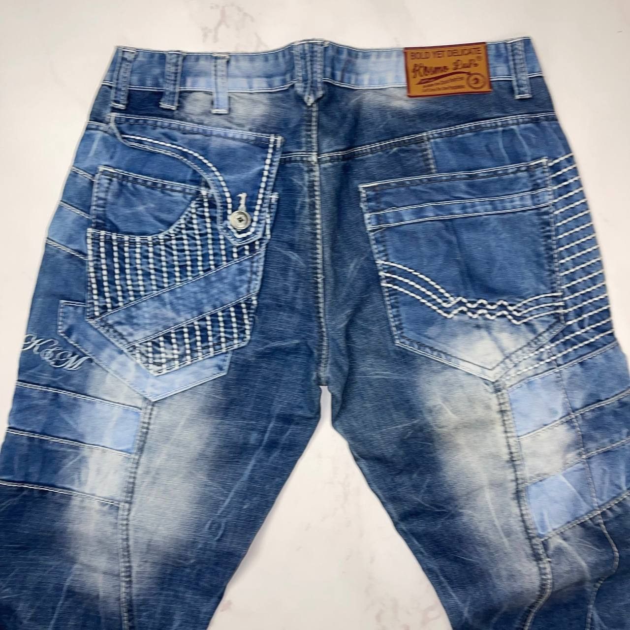 Japanese Brand Japanese Brand Kosmo Lupo Vintage Avant Garde Jeans 36 Size Size US 36 / EU 52 - 5 Thumbnail