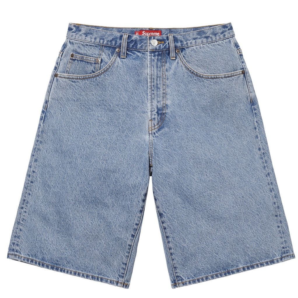 Supreme Supreme Script Baggy Denim Short | Grailed