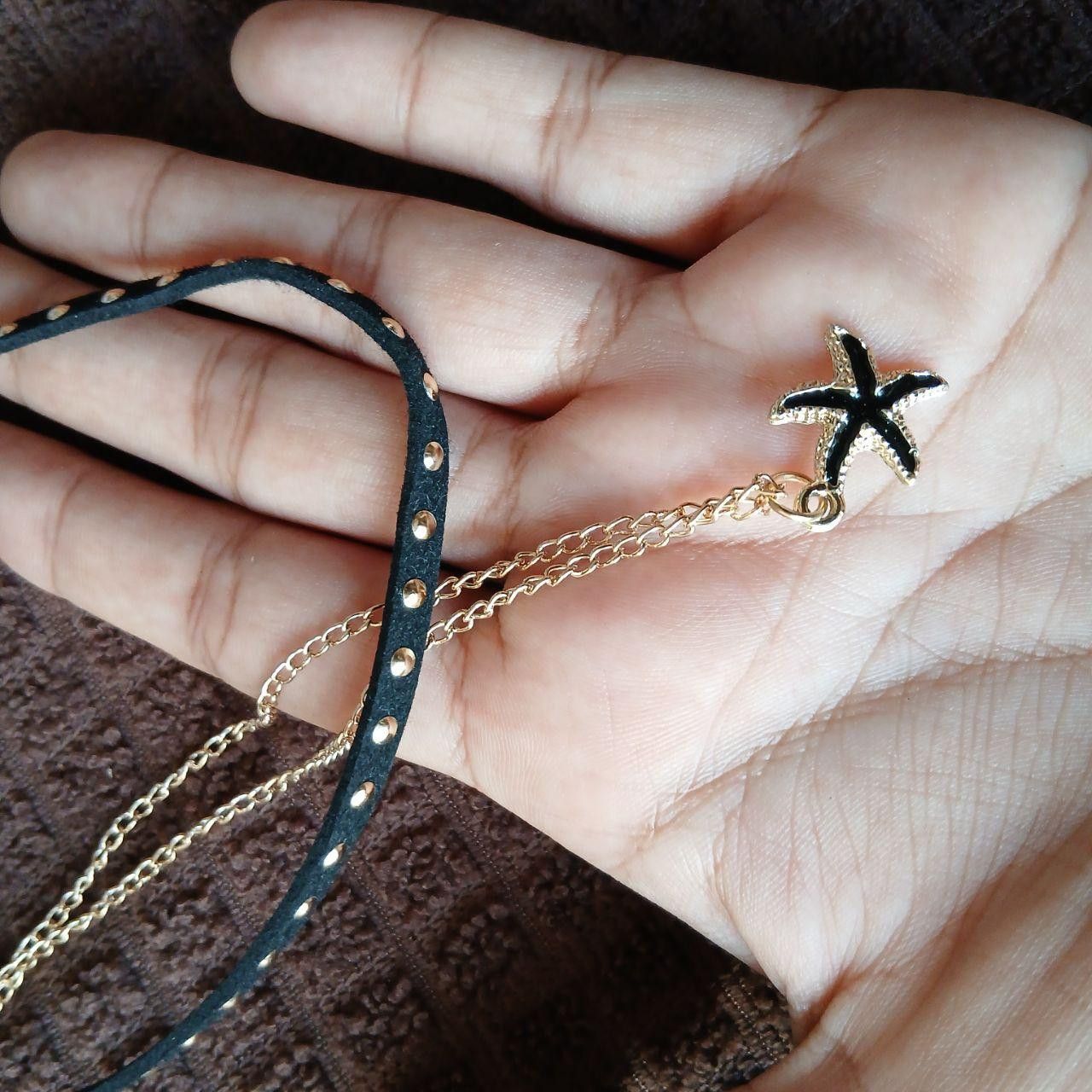 Other Retro Double Layer Metal Chain Pendant Necklace Size ONE SIZE - 2 Thumbnail