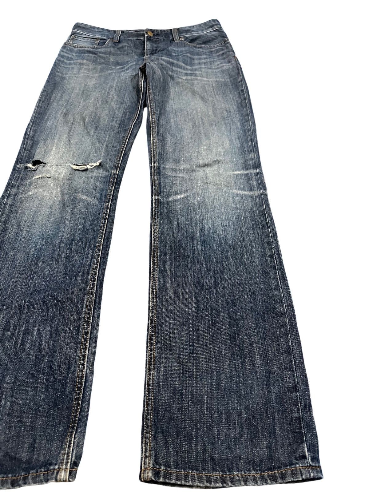 Lauren Ralph Lauren × Polo Ralph Lauren × Ralph Lauren Vintage Polo Ralph Lauren Distressed Denim Size US 33 - 3 Thumbnail