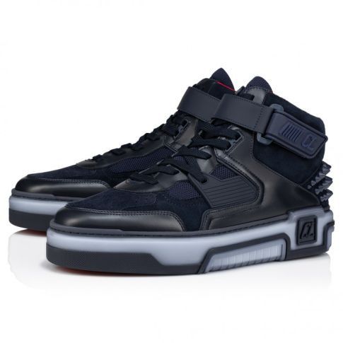 Christian Louboutin o1s1wg110225 Astroloubi Mid Flat in Marine Size US 11 / EU 44 - 1 Thumbnail
