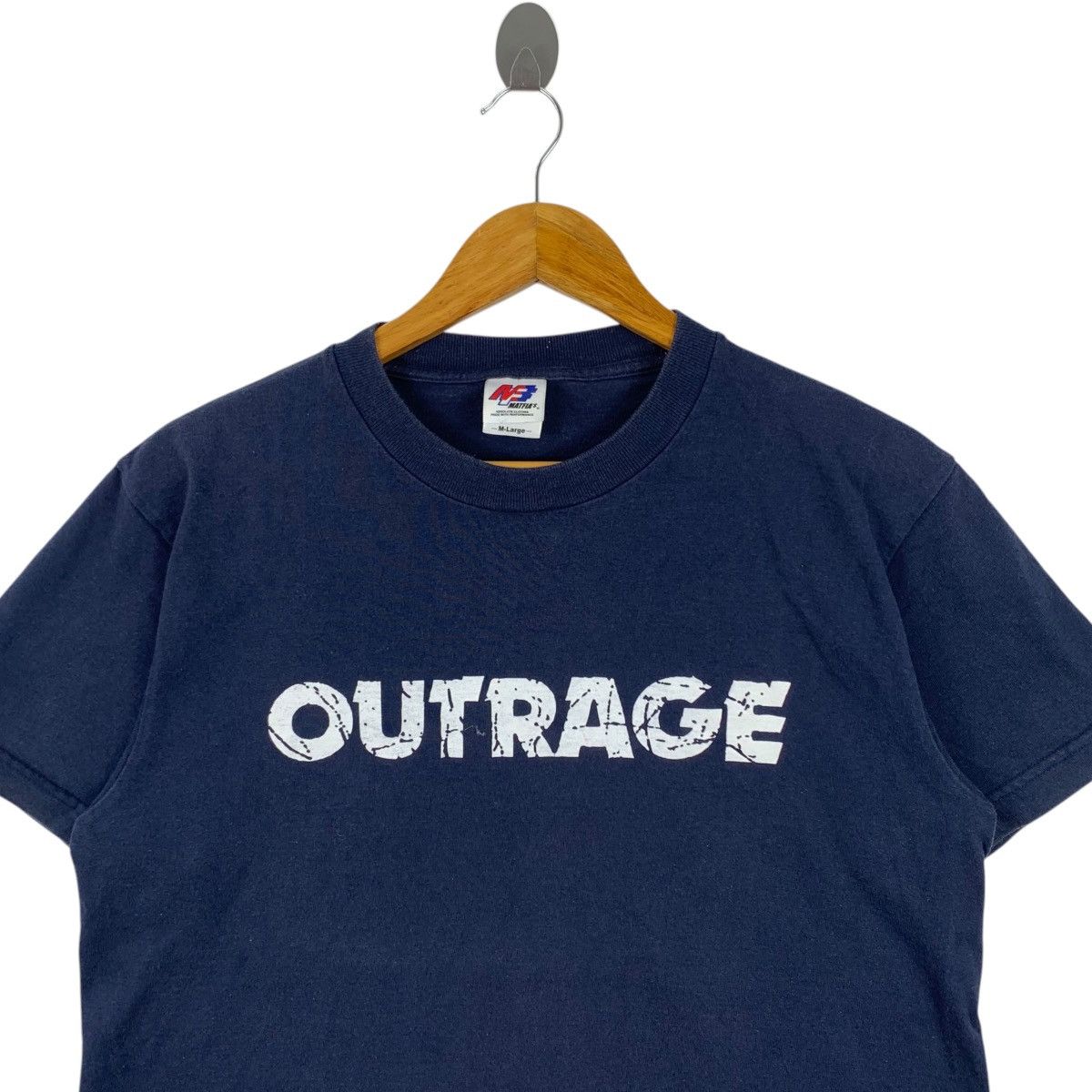 Japanese Brand OUTRAGE-AWEKENING 2008 Japanese Metal Band Merchandise Shirt Size US M / EU 48-50 / 2 - 3 Thumbnail