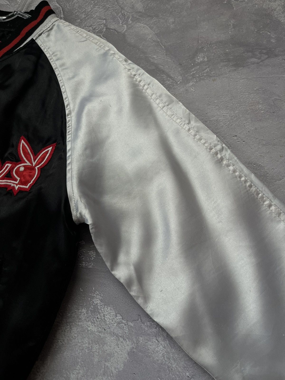 Playboy Vintage Playboy Big Logo Jacket Black Size L / US 10 / IT 46 - 9 Thumbnail
