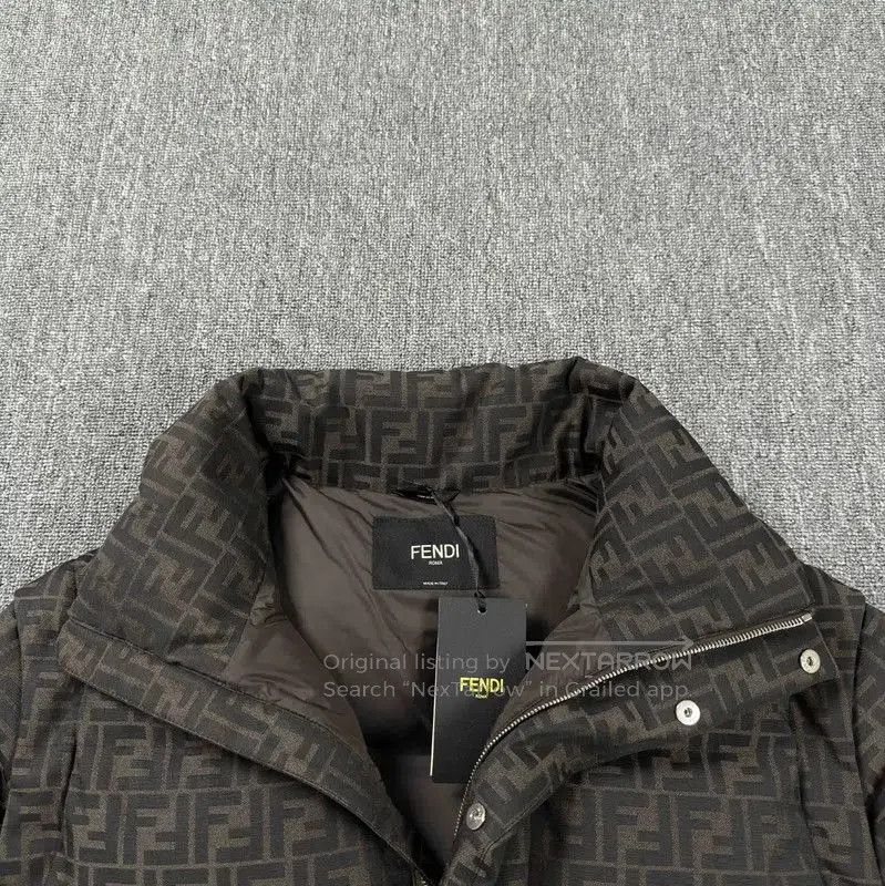 Fendi Fendi Brown Polyester Men's Puffer Jacket . Size US L / EU 52-54 / 3 - 3 Thumbnail