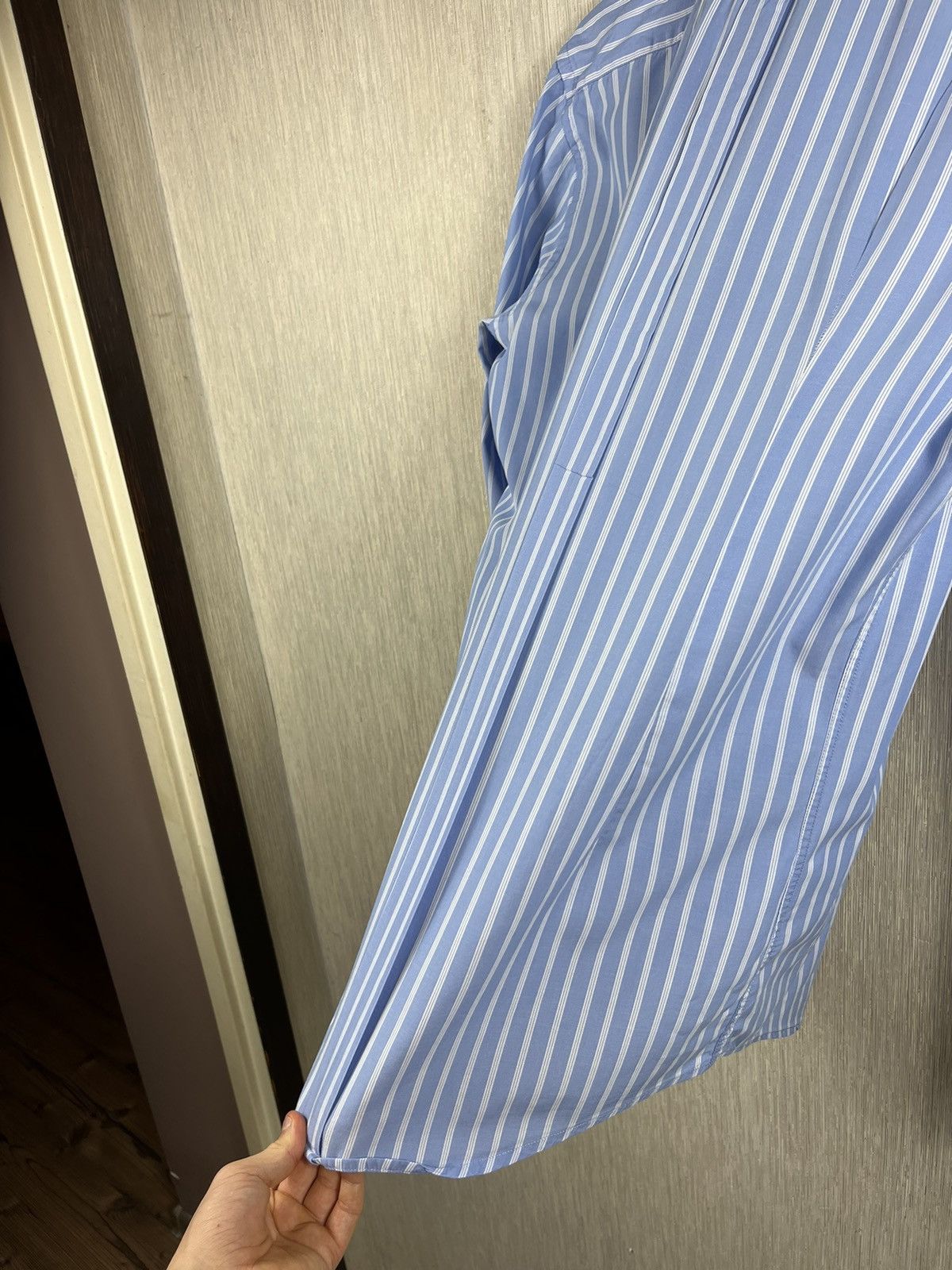 Dolce & Gabbana Dolce & Gabbana striped classic casual shirt with big collar Size US S / EU 44-46 / 1 - 18 Thumbnail