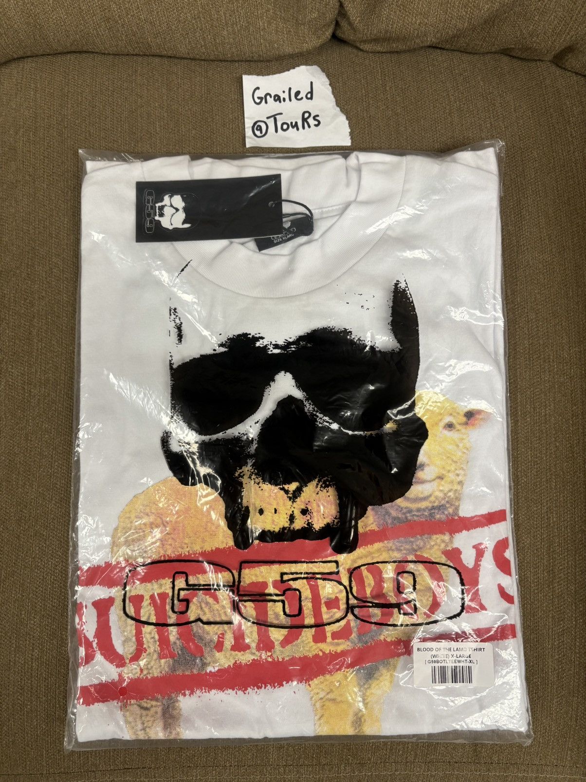 G59 Records G59 records blood of the lamb T-shirt Size US XL / EU 56 / 4 - 2 Thumbnail