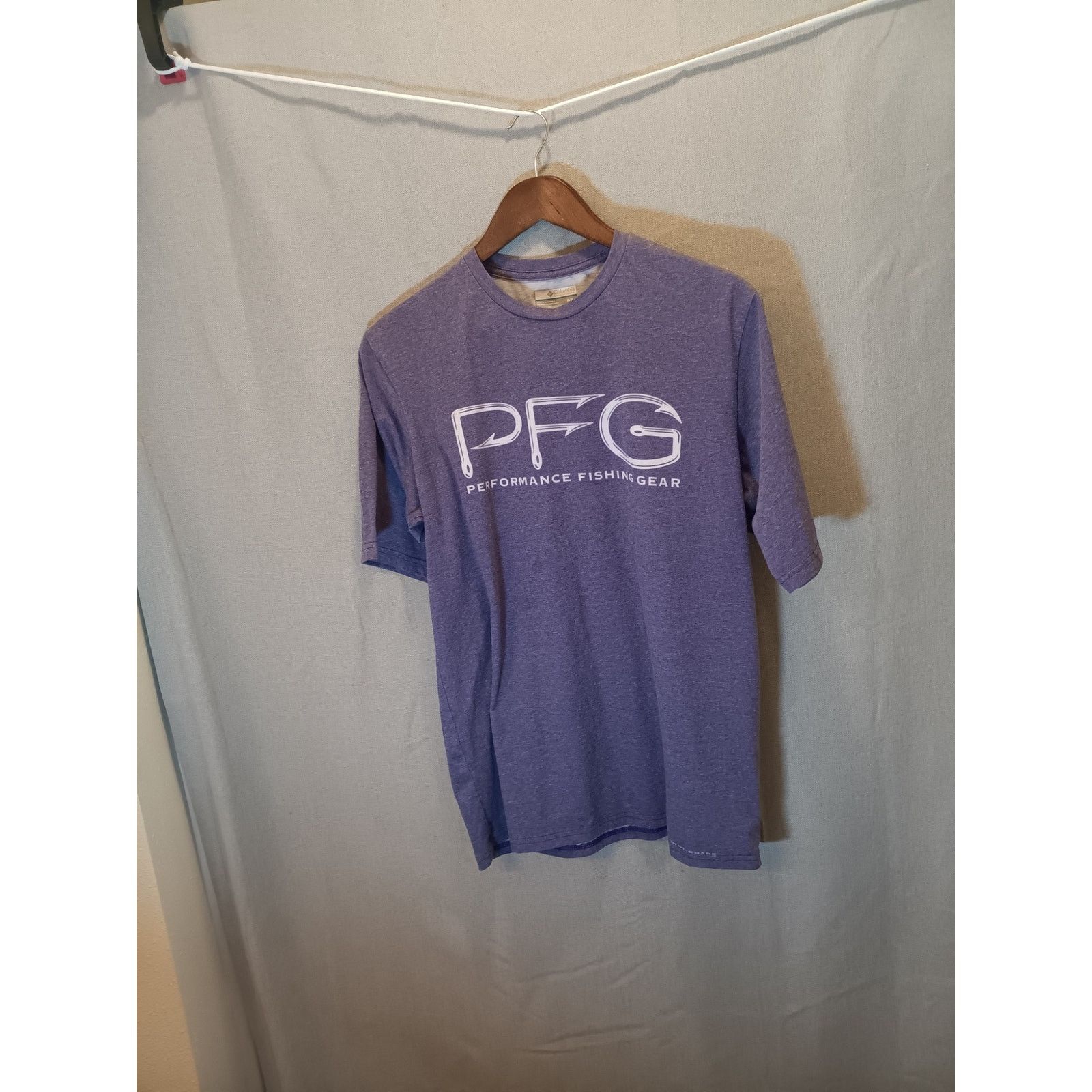 Columbia Men’s Columbia PFG Medium T-Shirt Purple Lightweight Size US M / EU 48-50 / 2 - 1 Thumbnail
