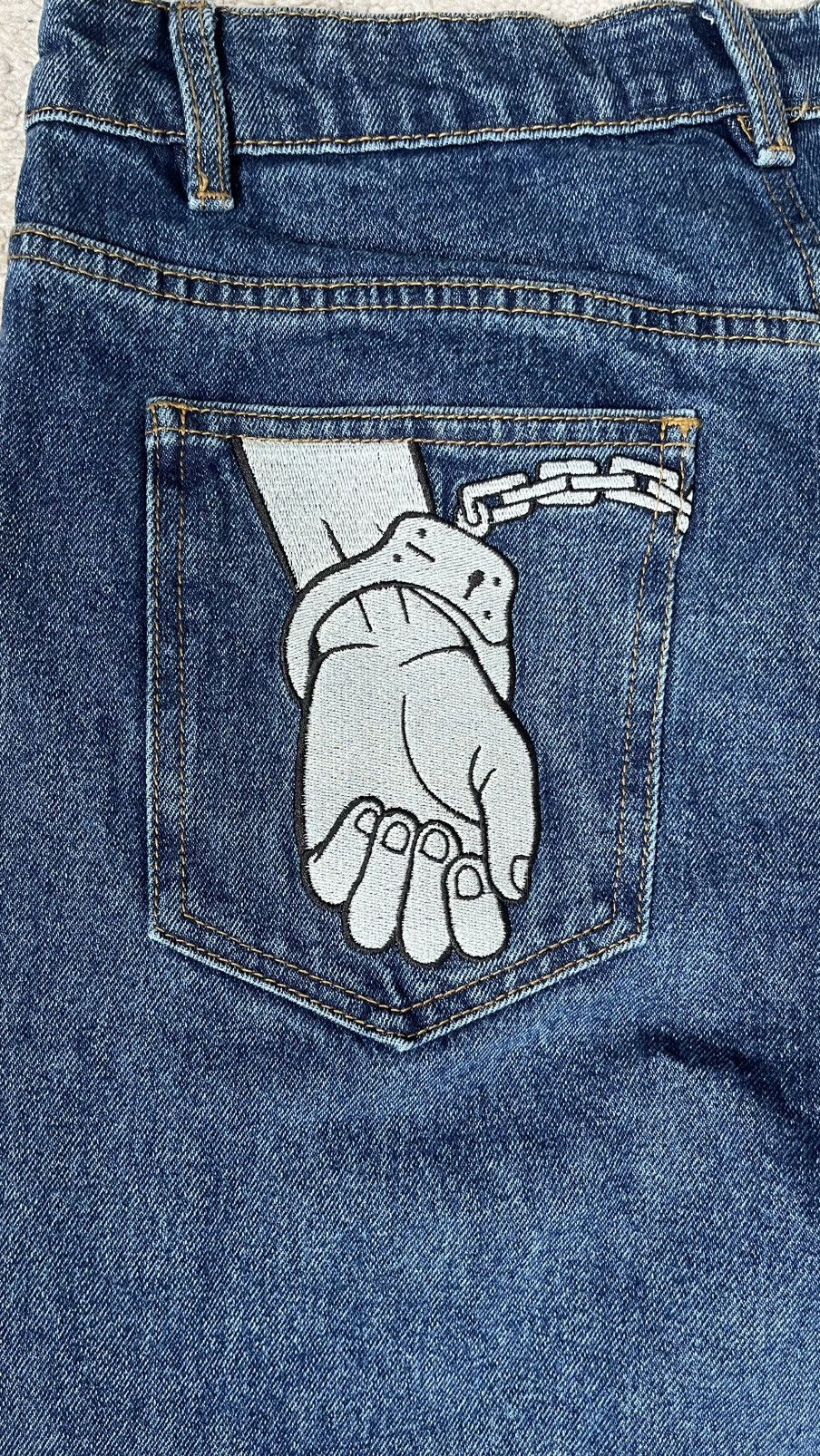 Other Crooks LDN baggy denim jeans Size US 31 - 11 Thumbnail