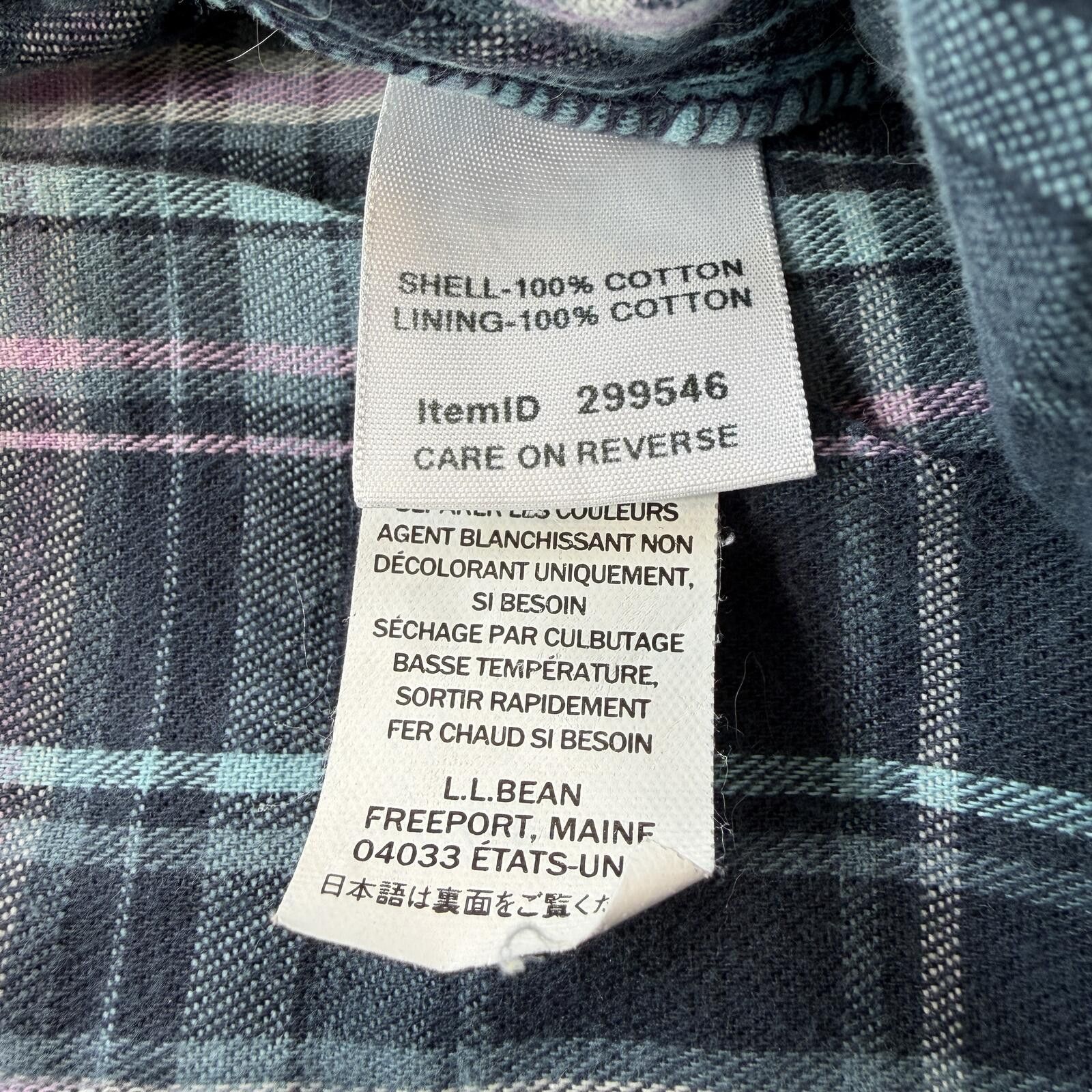 L.L. Bean Vintage LL Bean Plaid Lined Relaxed Fit Jeans Womens 10 P Size 32" / US 10 / IT 46 - 8 Thumbnail