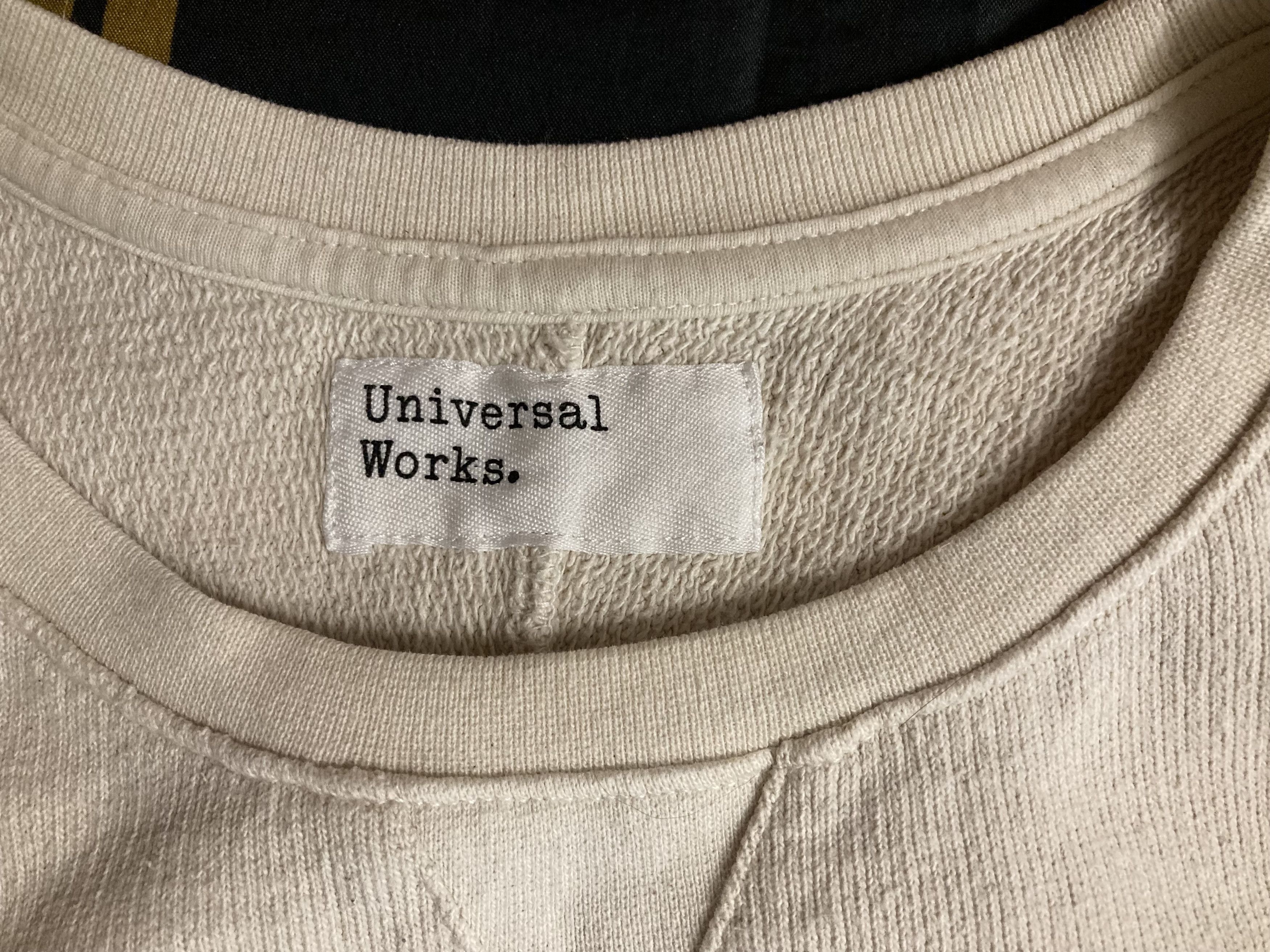 Universal Works Universal Works Crewneck Sand Sweatshirt Size US M / EU 48-50 / 2 - 3 Thumbnail