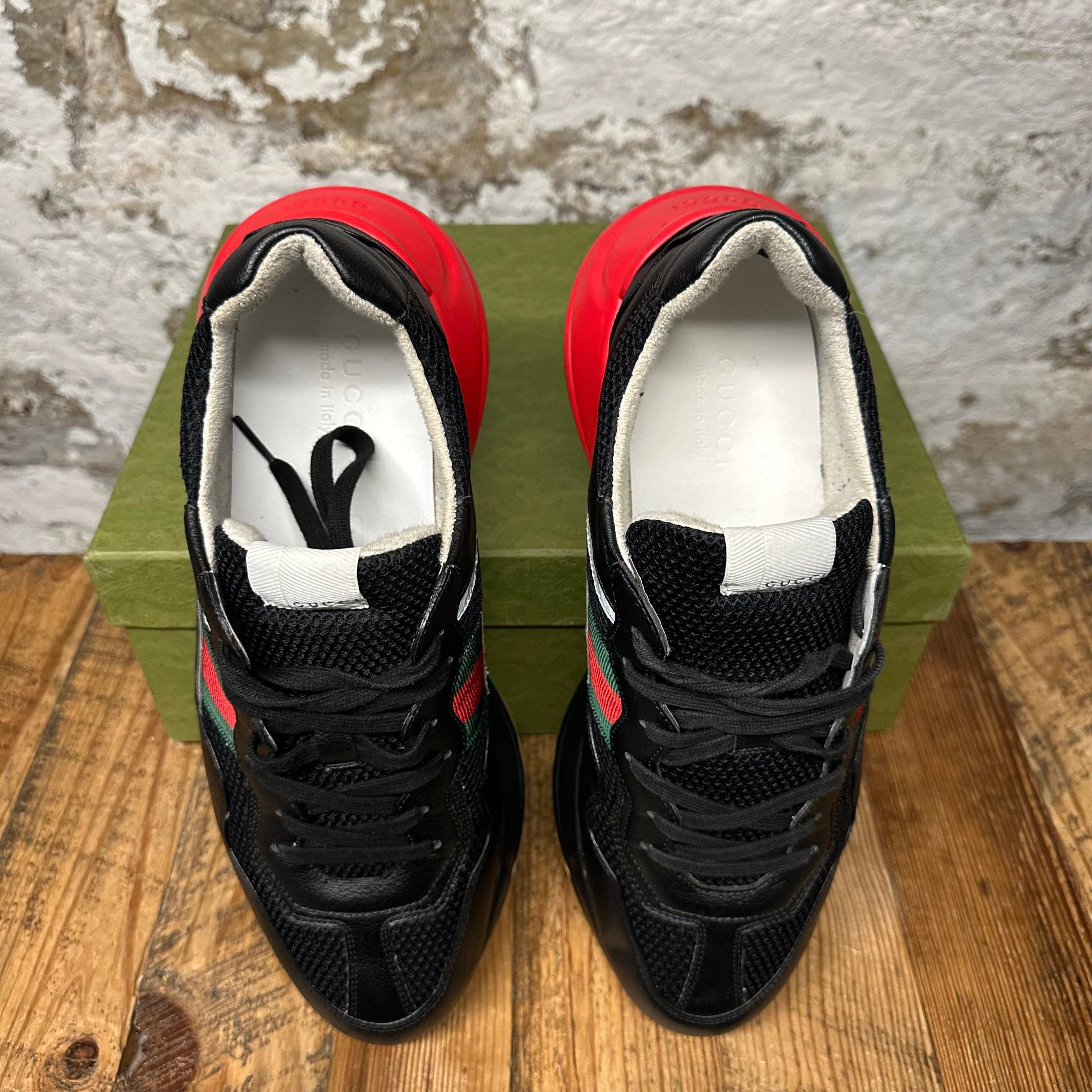 Gucci Gucci Rhyton Black Red Green Sneaker Sz 12.5 Size US 12.5 / EU 45-46 - 4 Thumbnail