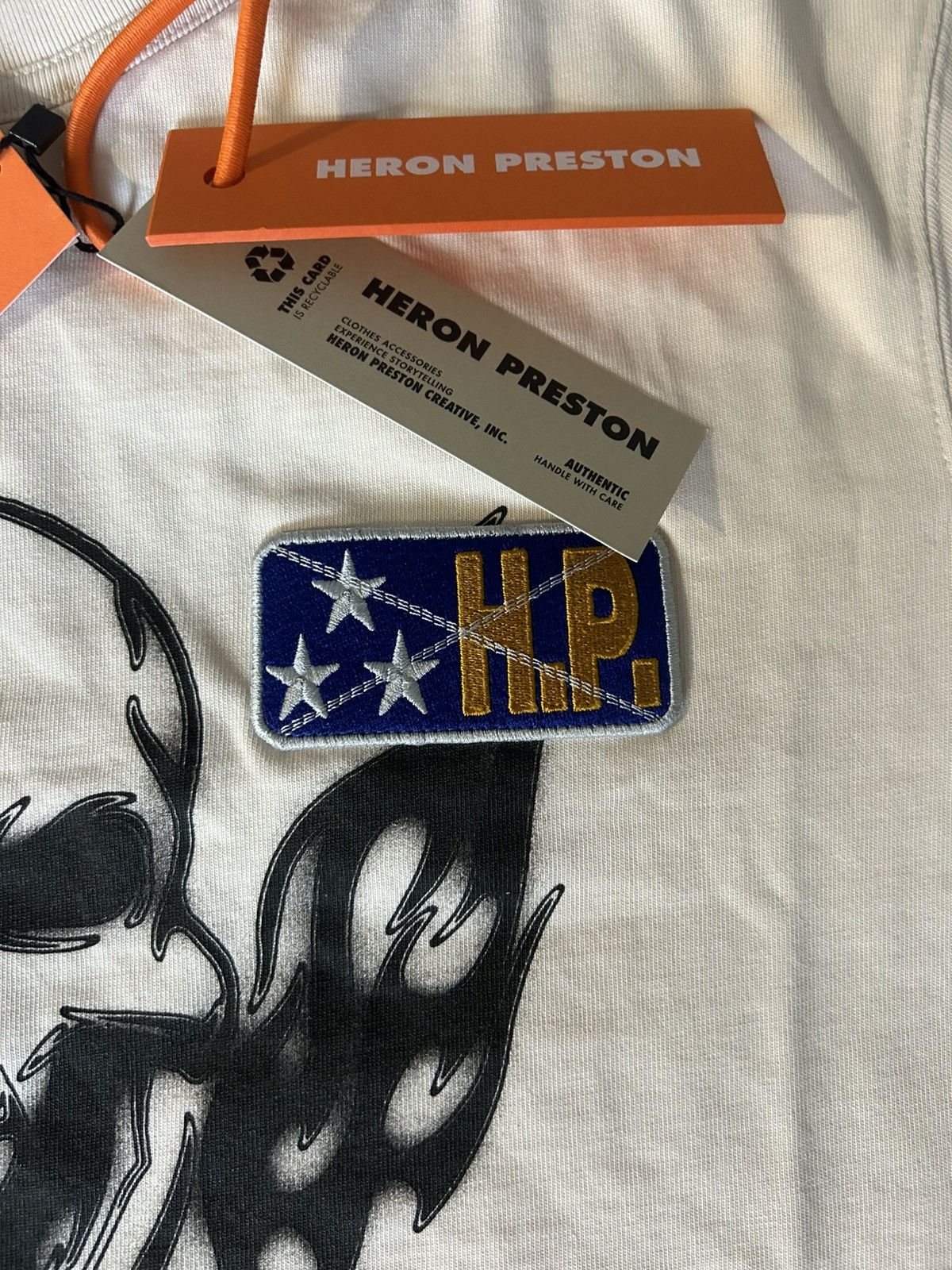 Heron Preston Heron Preston Flaming Skull T-Shirt Size US S / EU 44-46 / 1 - 11 Thumbnail