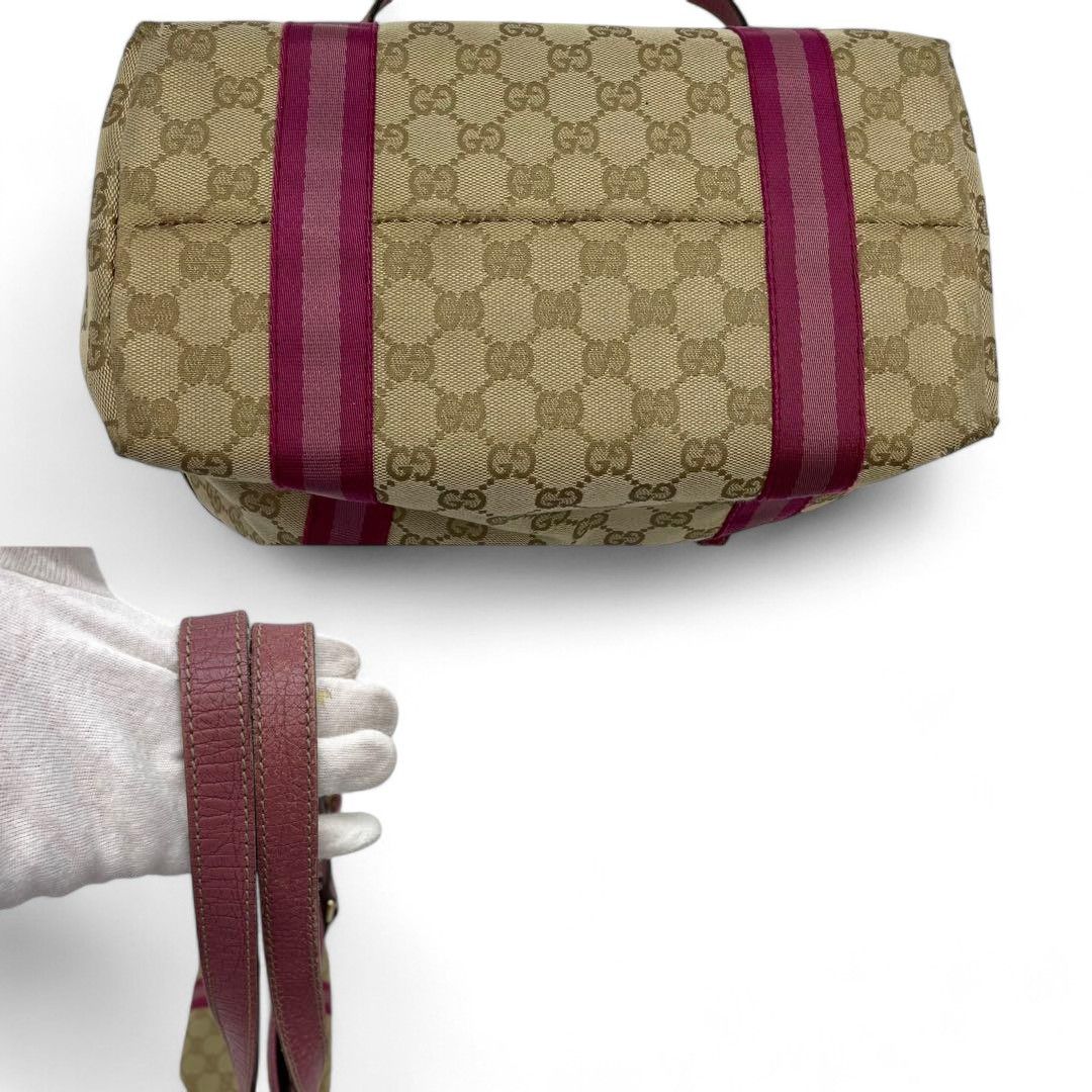 Gucci Gucci - Sherry Line Canvas Handbag Shoulder Bag Size ONE SIZE - 3 Thumbnail