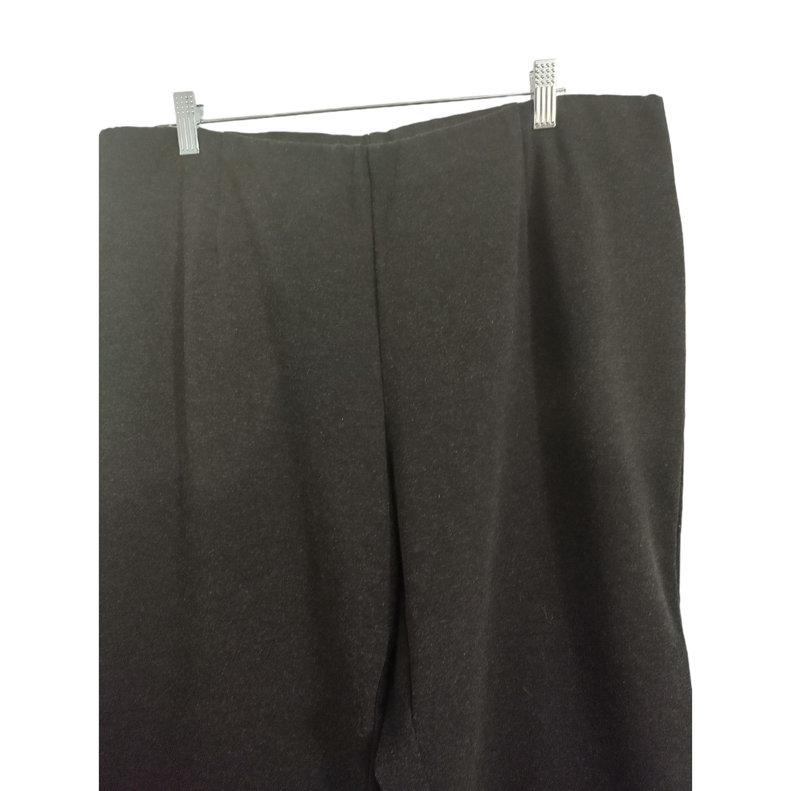 Eileen Fisher Eileen Fisher Womens Bootcut Pants Pleated Front Gray Sz 2X Size 40" / US 18 - 3 Thumbnail