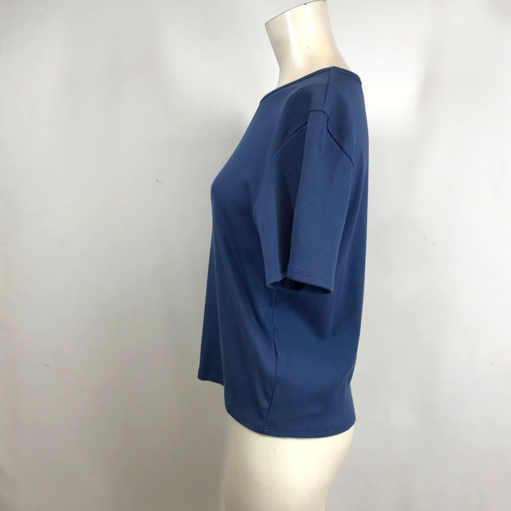 Pendleton VINTAGE Pendleton Blue Ribbed Crew Neck Knit Top XL Womens Size XL / US 12-14 / IT 48-50 - 6 Thumbnail