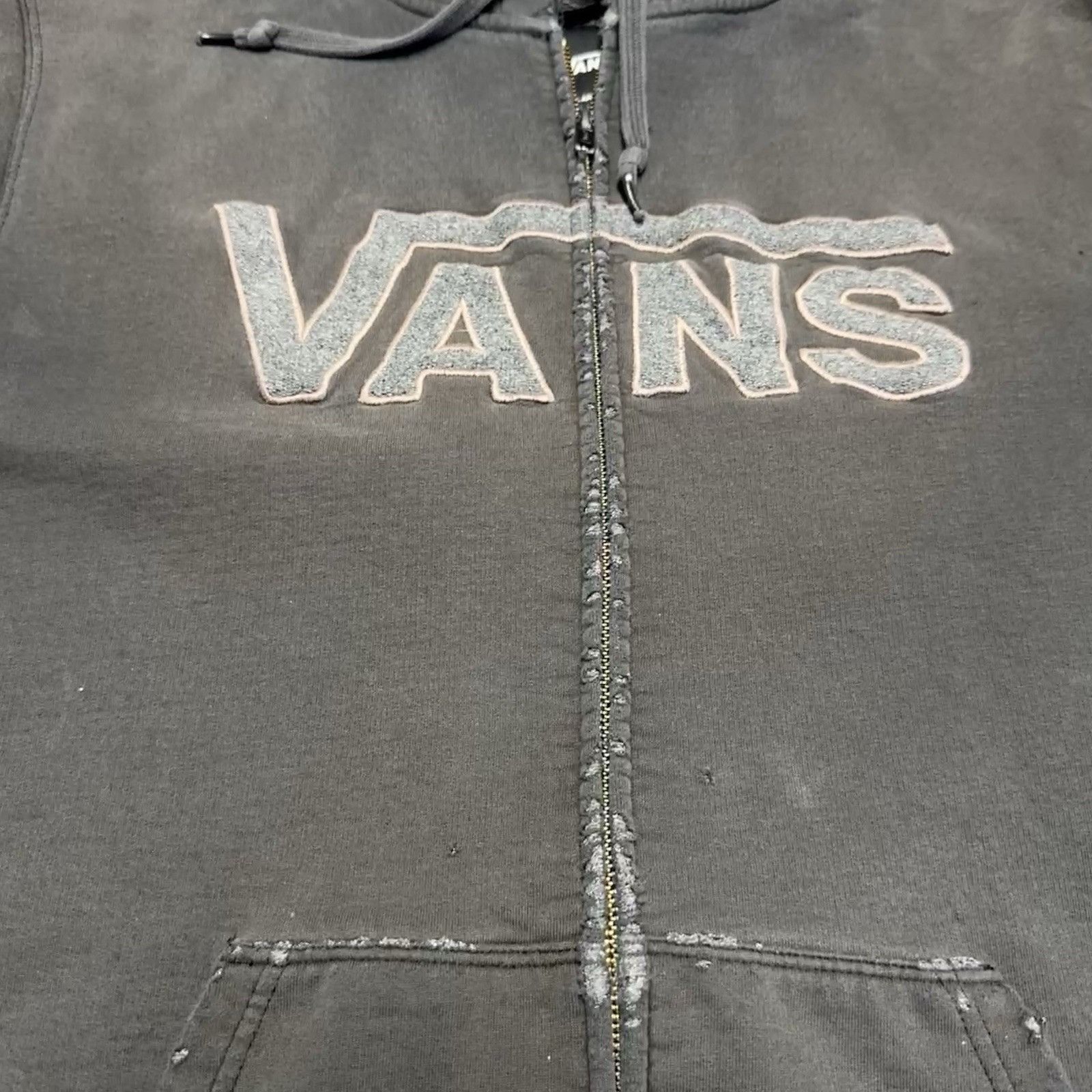 Vans Vintage Vans Skate Hoodie Sweatshirt Mens XL Faded Black Gra Size US XL / EU 56 / 4 - 5 Thumbnail