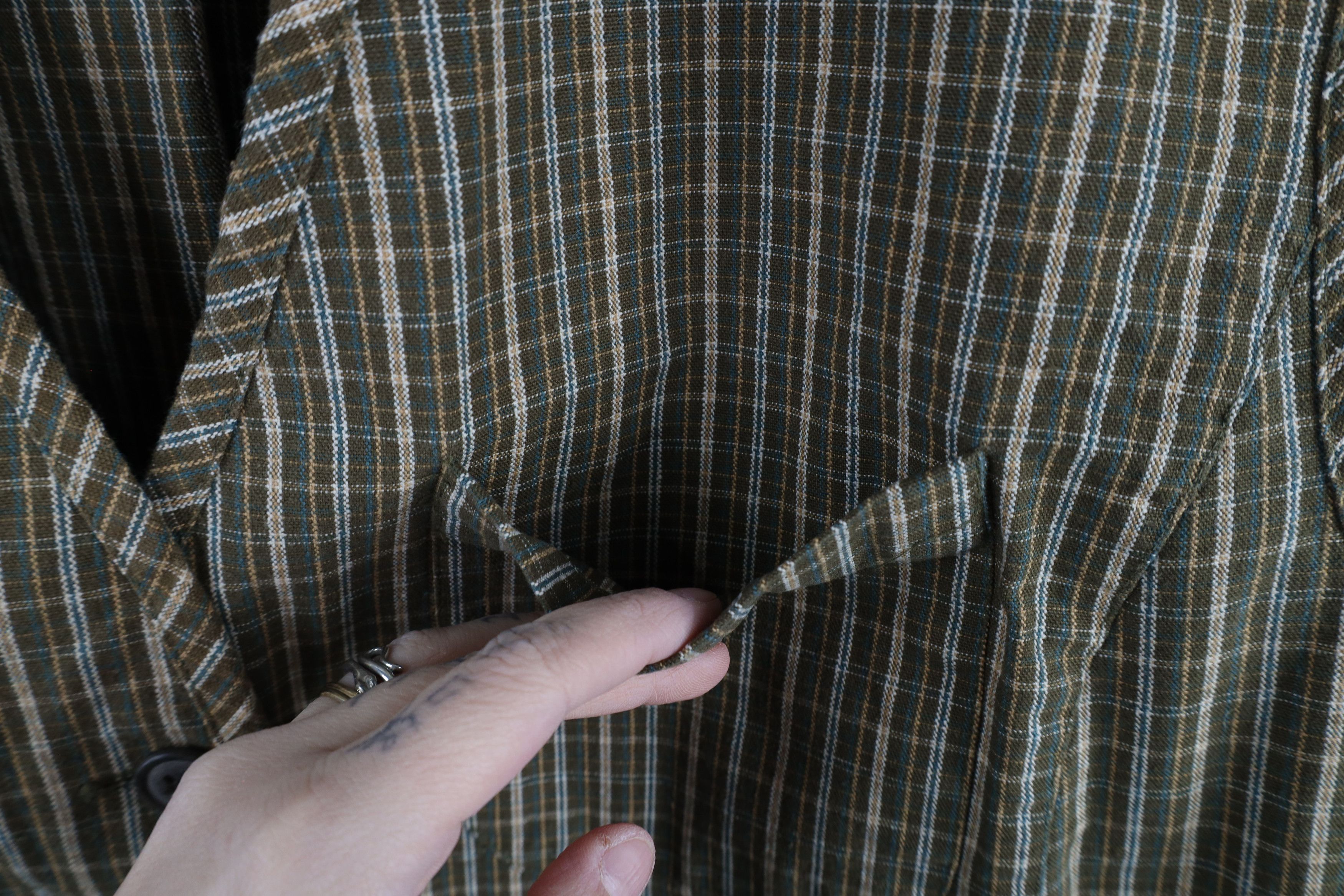 Vintage Vintage 90s Streetwear Checkered Plaid Tie Back Vest Jacket Size XL / US 12-14 / IT 48-50 - 6 Thumbnail
