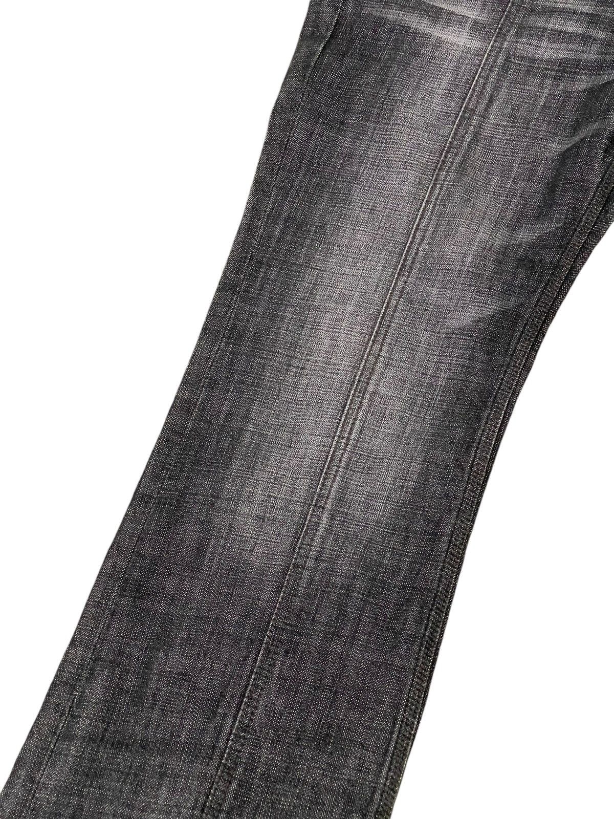 Japanese Brand Flare Jeans Nicole Club Faded Distress Boot Cut 8🟦8 Size US 33 - 6 Thumbnail