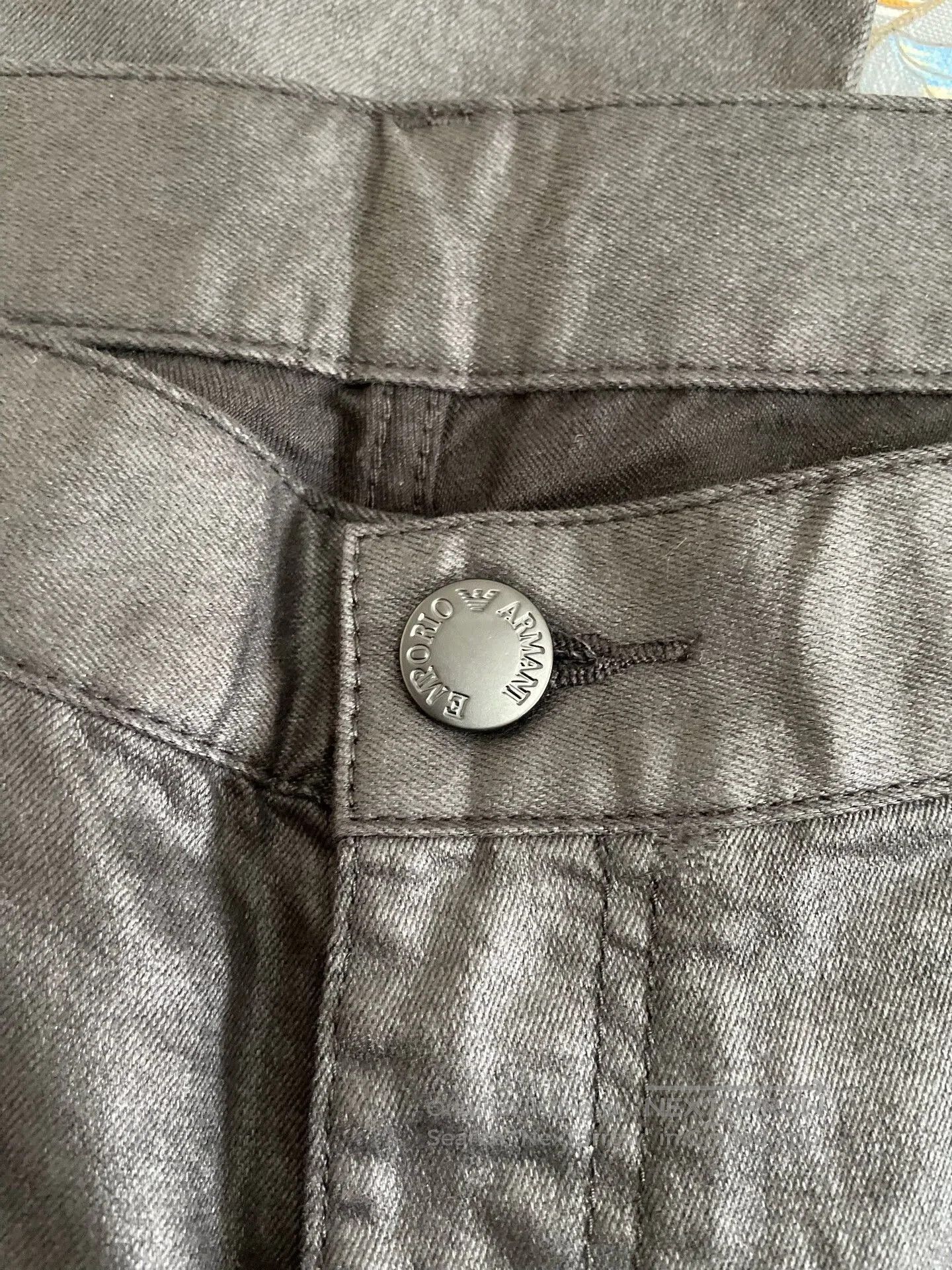 Emporio Armani EA Armani Black Casual Pants. Size 34" / US 12 / IT 48 - 3 Thumbnail