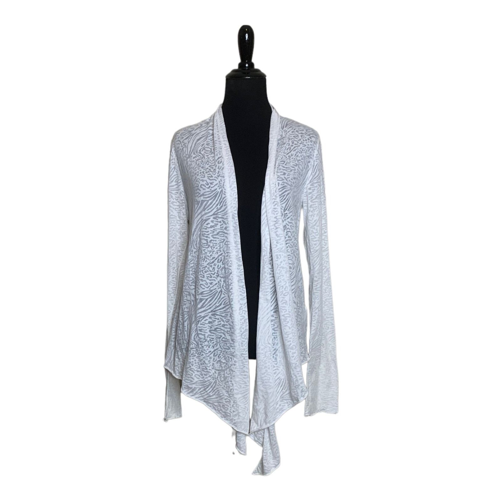 Velvet Velvet white asymmetrical lightweight cardigan size M Size M / US 6-8 / IT 42-44 - 1 Thumbnail