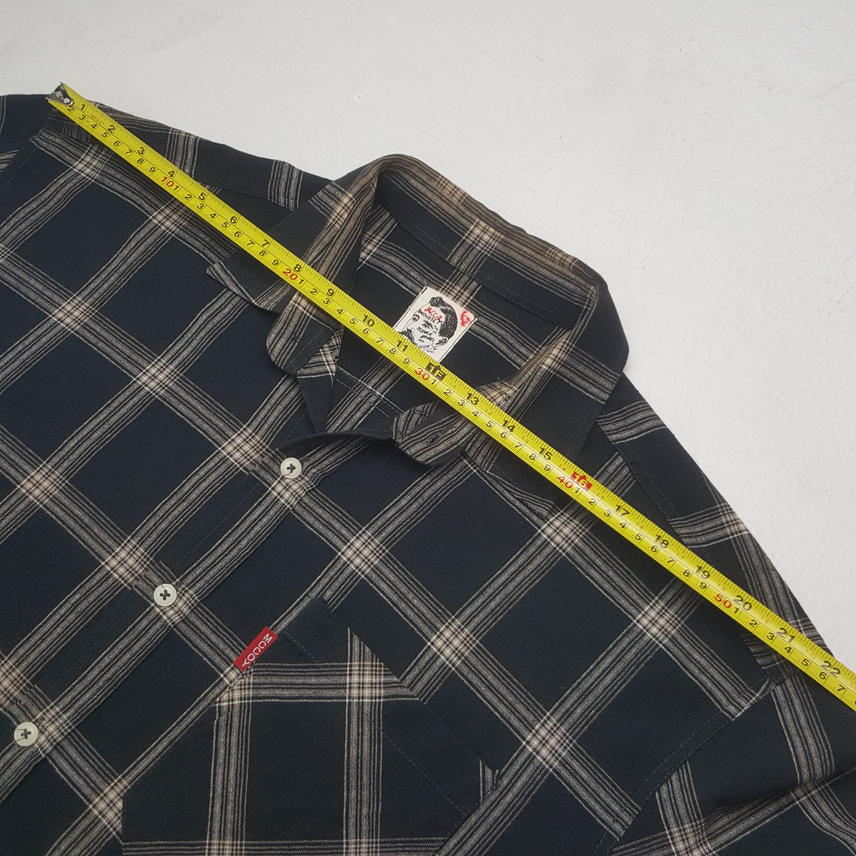 Vintage Vintage The Real MrCoy Japan Flannel Shirt Button Up RR10 Size US XL / EU 56 / 4 - 5 Thumbnail