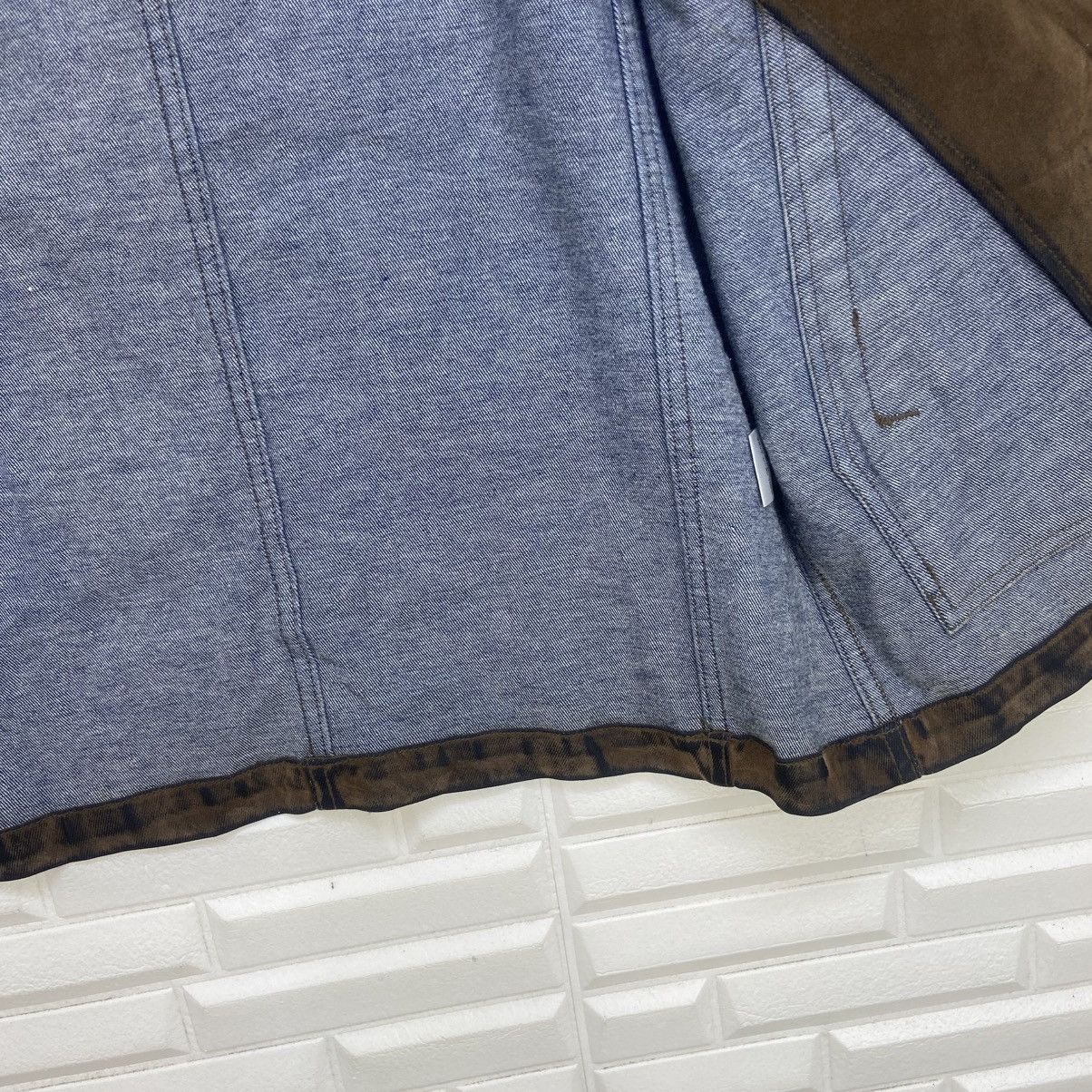 Vintage Baffy Hard Wear Soft Denim Polyurethane Chore Worker Jacket Size US M / EU 48-50 / 2 - 13 Thumbnail