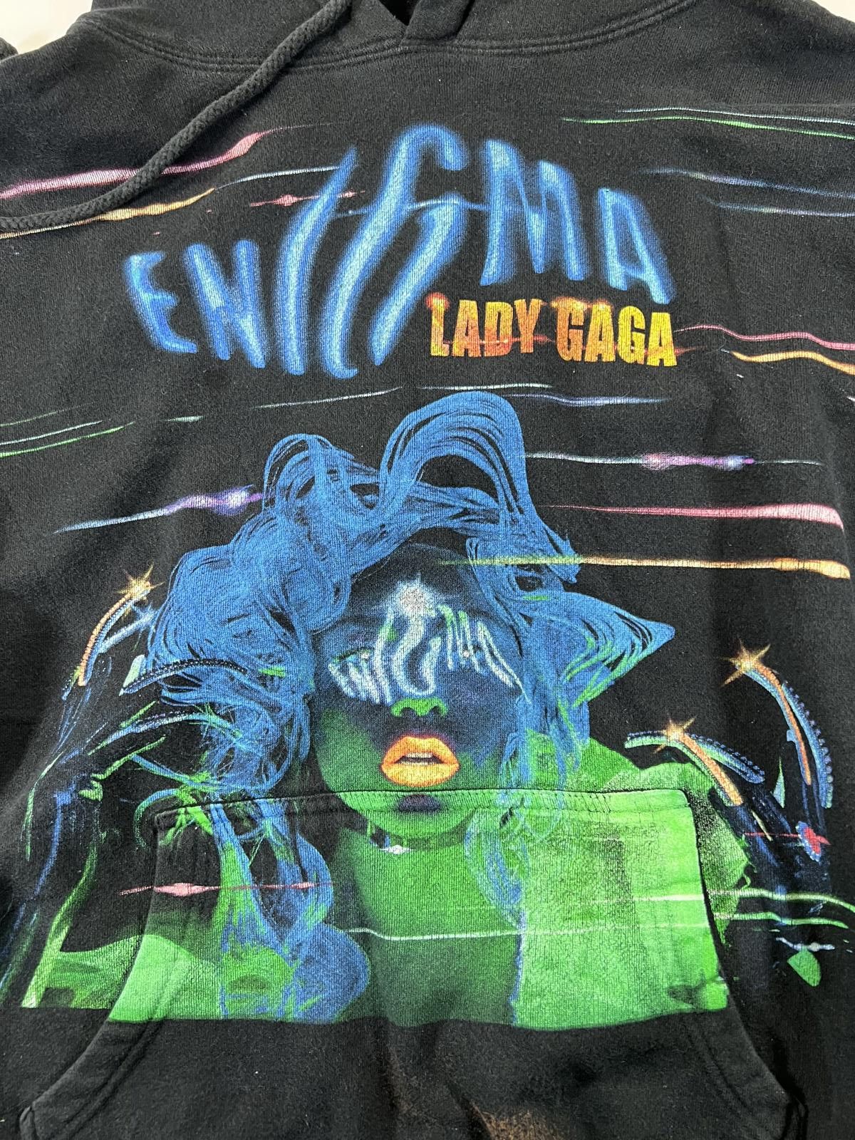 Other Lady Gaga Enigma Black Graphic Hoodie L Size L / US 10 / IT 46 - 4 Thumbnail
