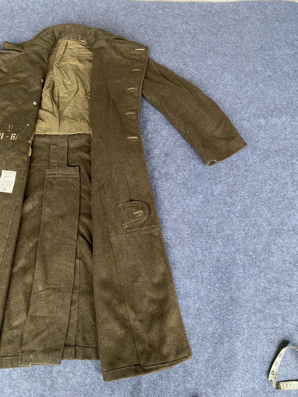 Vintage Vintage 50s army greatcoat dismounted Size US M / EU 48-50 / 2 - 17 Thumbnail