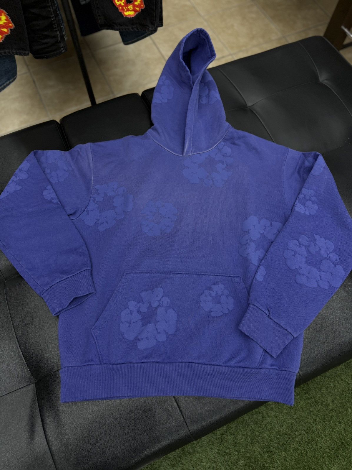 DENIM TEARS Denim Tears BLUE 2025 Cotton Wreath Hoodie L (NEW) Size US L / EU 52-54 / 3 - 1 Thumbnail