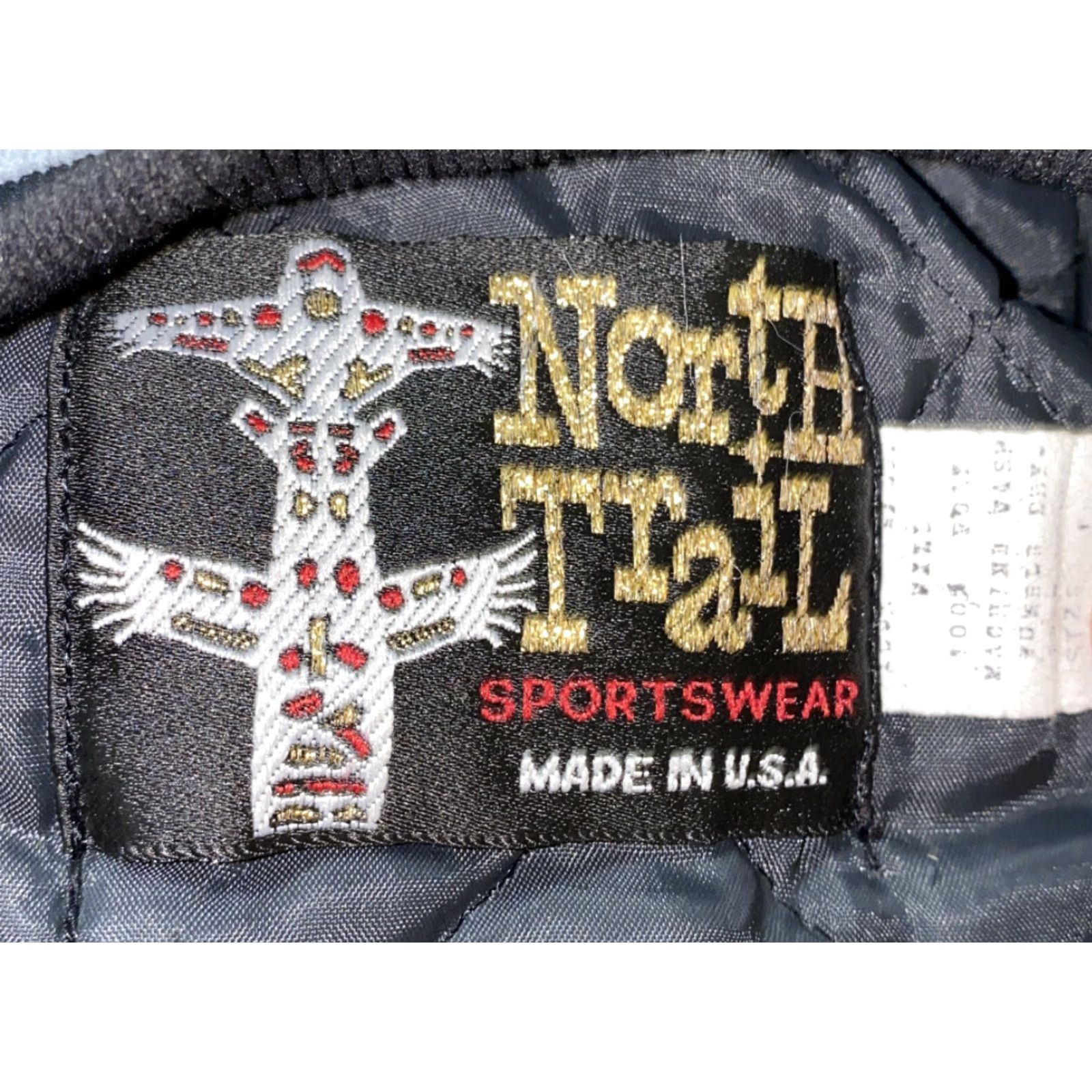 Vintage North Trail Jacket Mens Black Satin Snap Button Lined Casual Size L Size US L / EU 52-54 / 3 - 6 Thumbnail