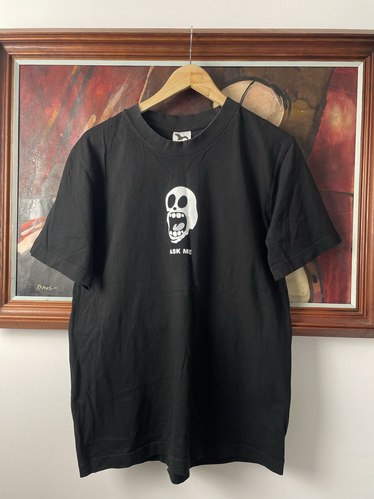 GHOSTEMANE Ghostemane Ask me if I give a fuck Rap Trash Tee Custom Y2k Size US M / EU 48-50 / 2 - 1 Thumbnail