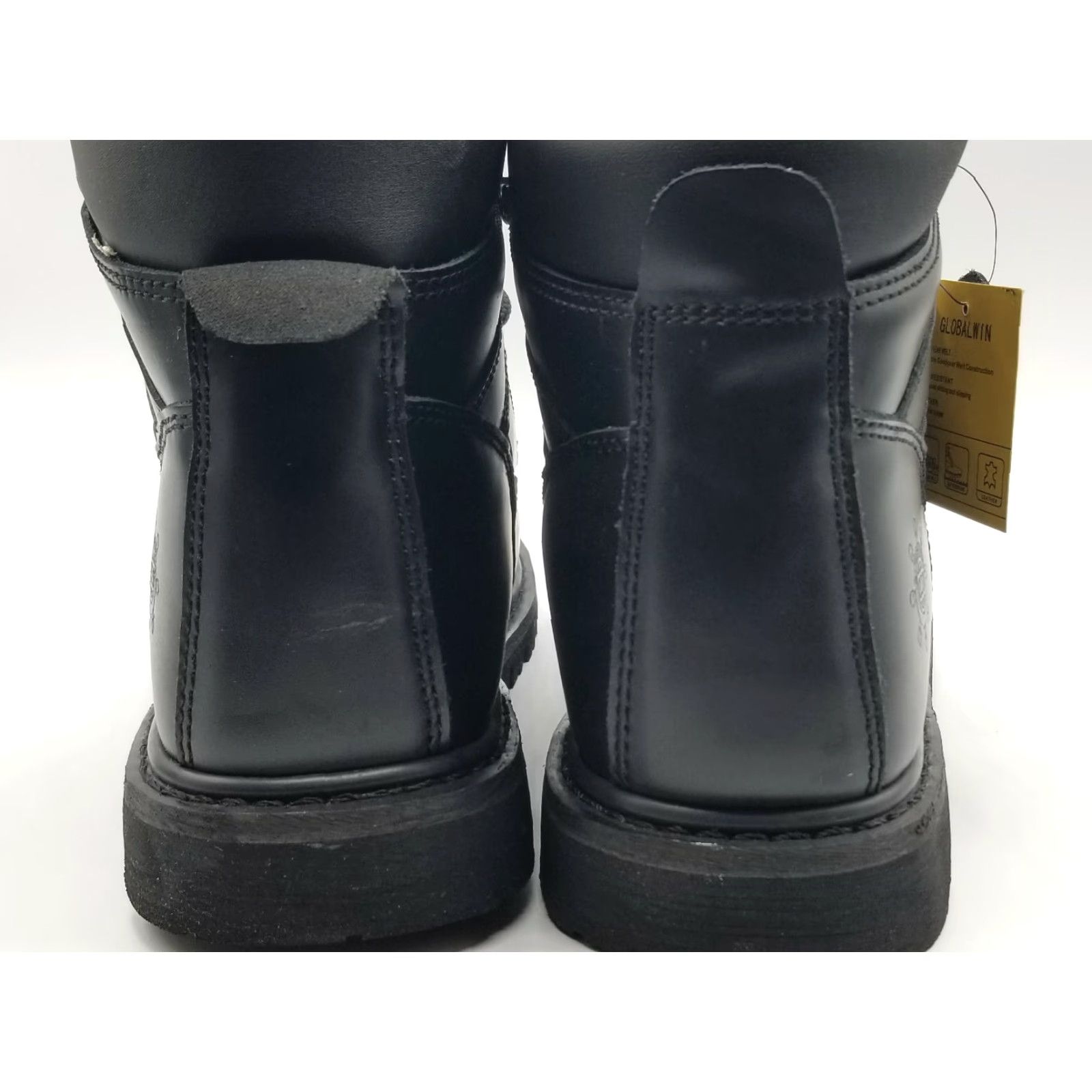 Vintage Globalwin 1606ST Black Steel Toe Men's Work Boot Size 13 M SKU BX 10 X Size US 13 / EU 46 - 3 Thumbnail