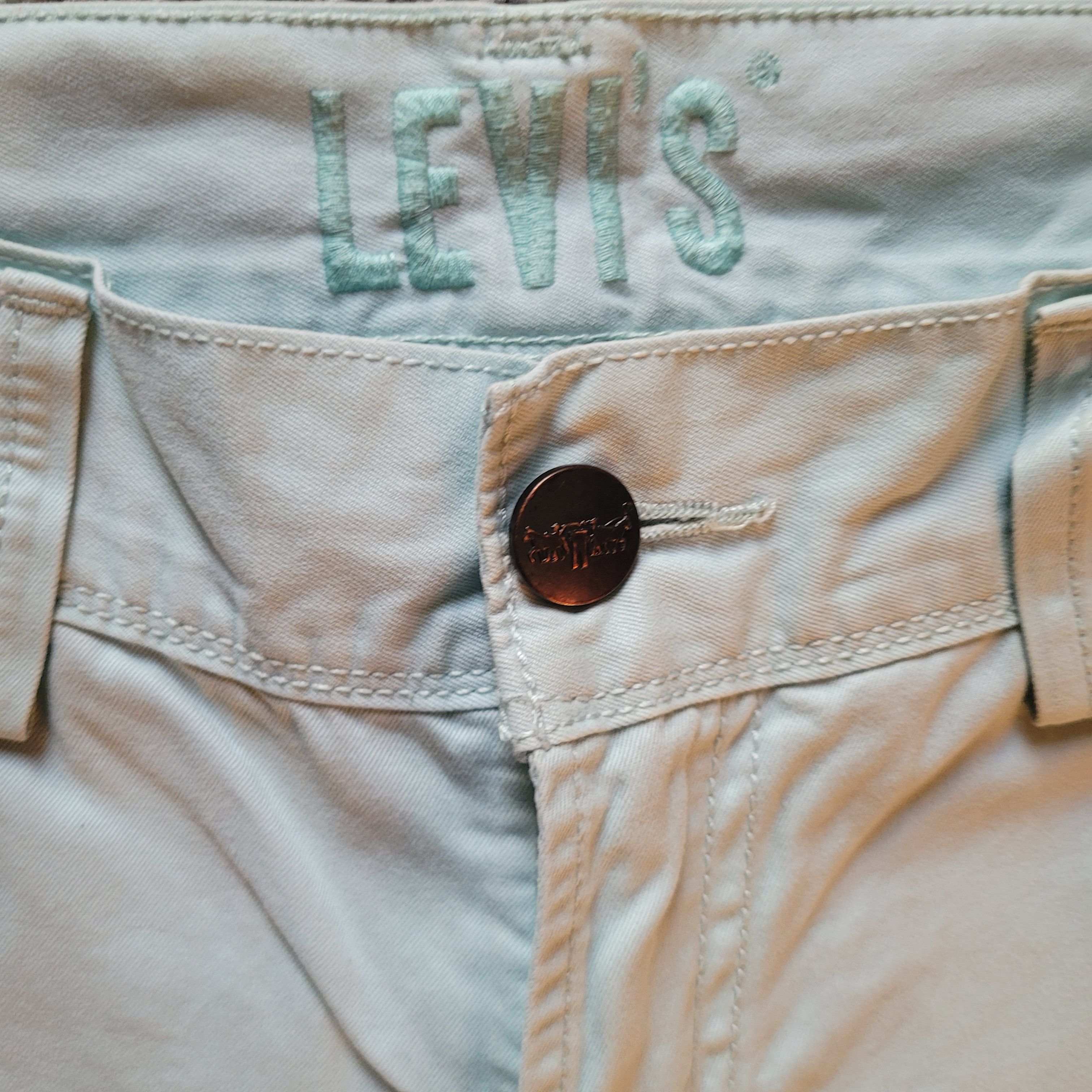 Levi's 511 Skinny Fit Men’s 28x30 Light Mint Green Size US 28 / EU 44 - 4 Thumbnail