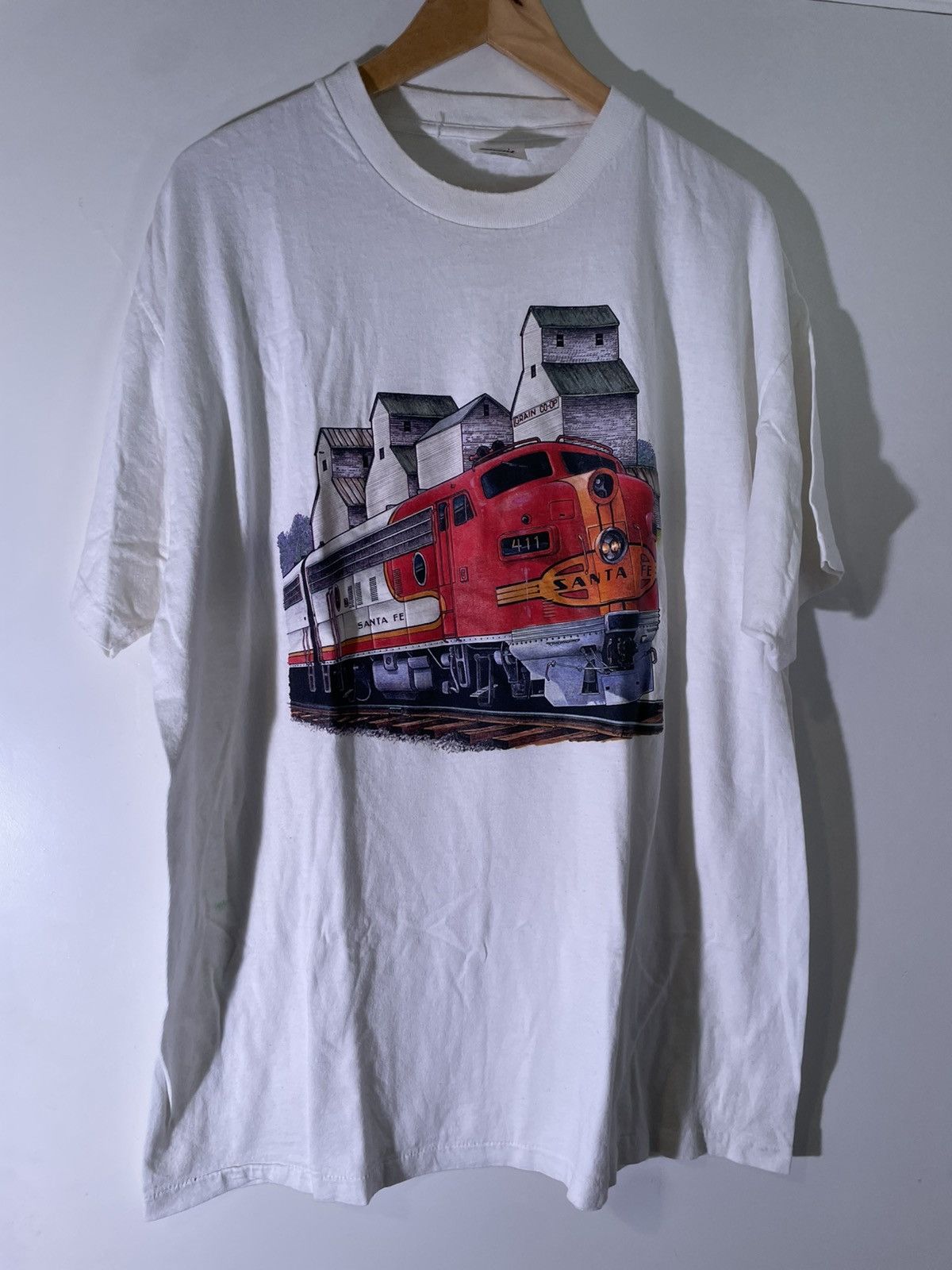 Vintage 90’s VTG Vintage Santa Fe Train Retro Travel Graphic Shirt Size US XL / EU 56 / 4 - 1 Thumbnail