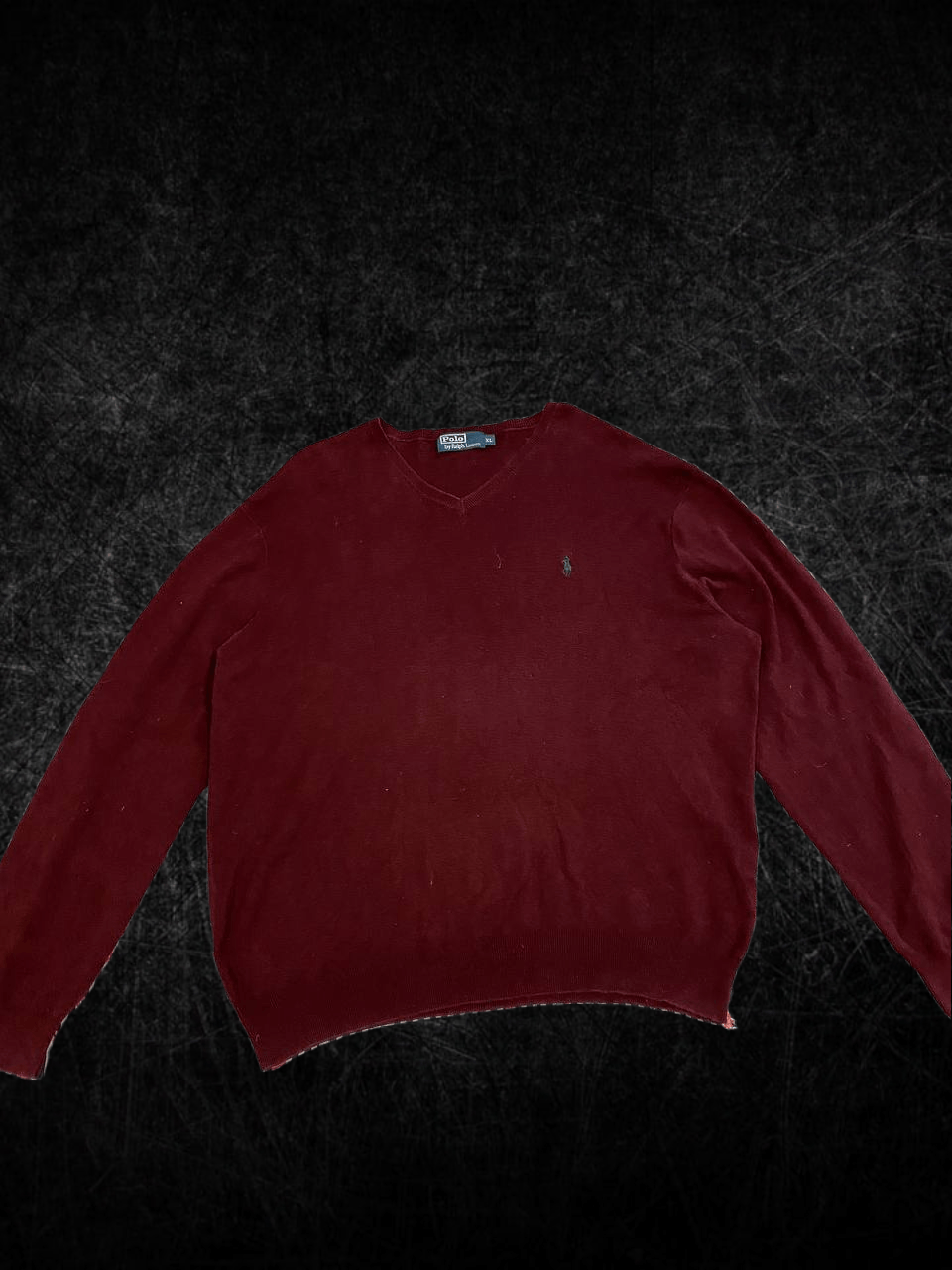 Polo Ralph Lauren Polo Ralph Lauren Sweater Burgundy Embroidered Logo Size US XL / EU 56 / 4 - 1 Thumbnail