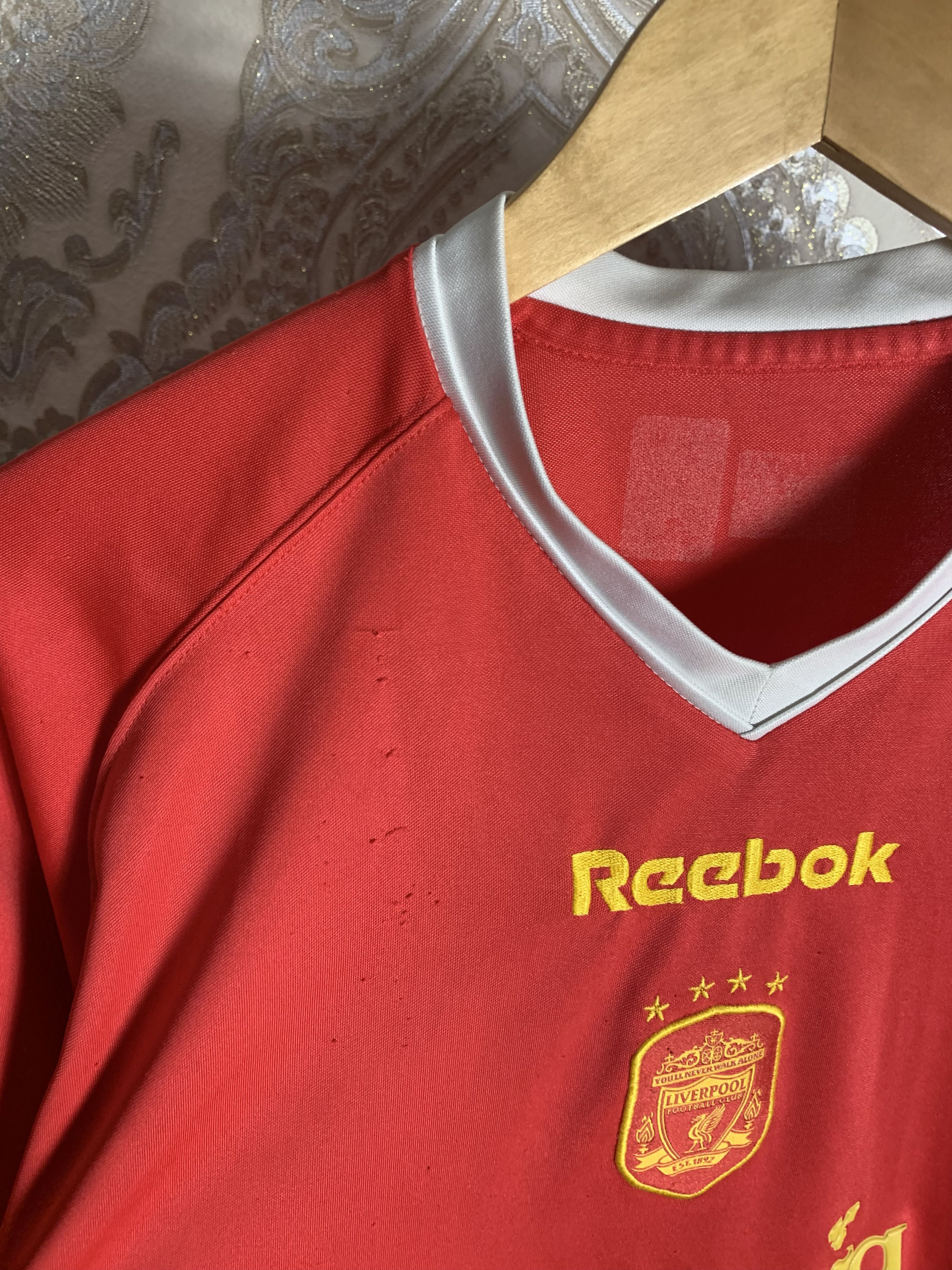 Reebok VINTAGE REEBOK FC LIVERPOOL ENGLAND SOCCER JERSEY RETRO 90s Size US M / EU 48-50 / 2 - 3 Thumbnail
