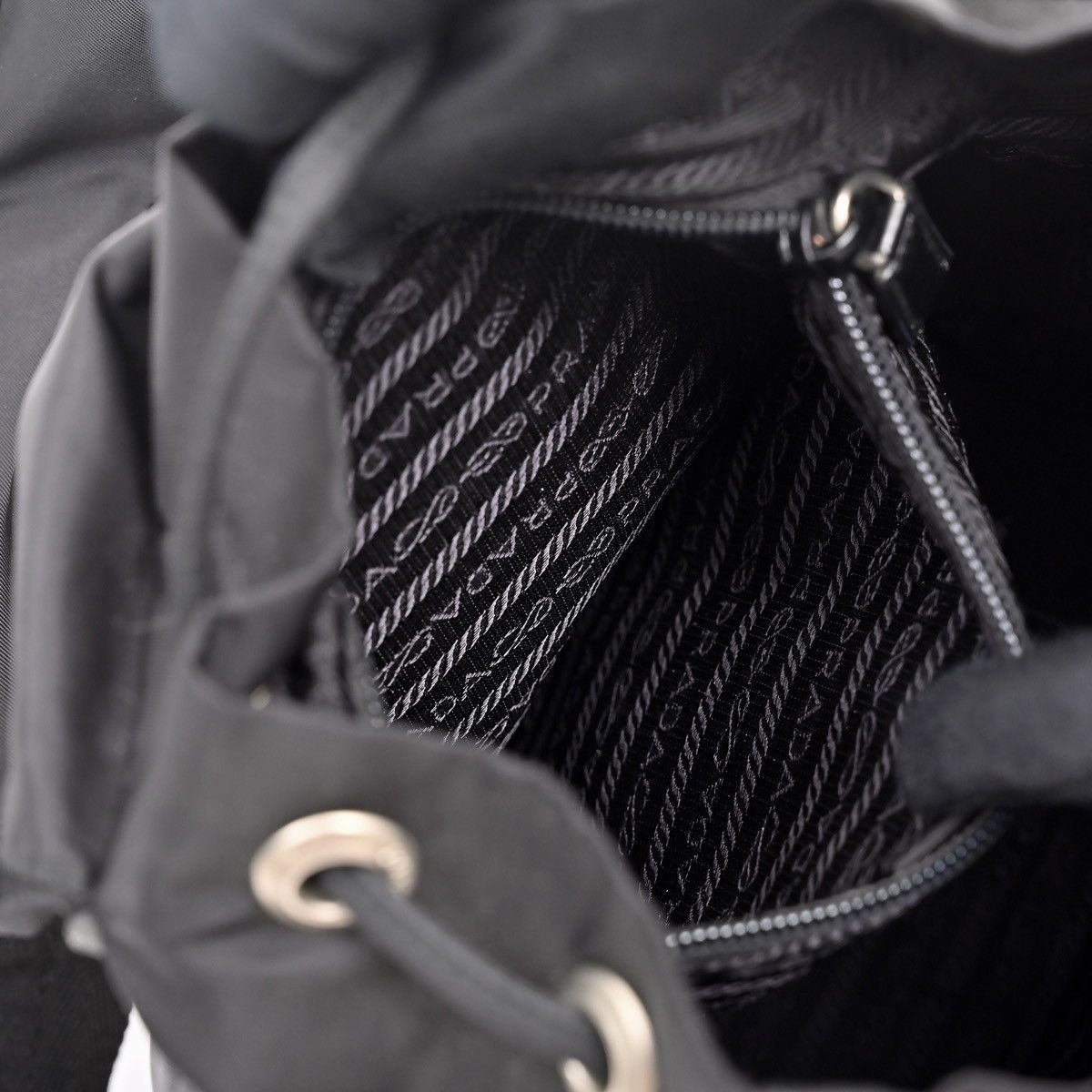 Prada Prada Small Re-Nylon Black Backpack Size ONE SIZE - 16 Thumbnail