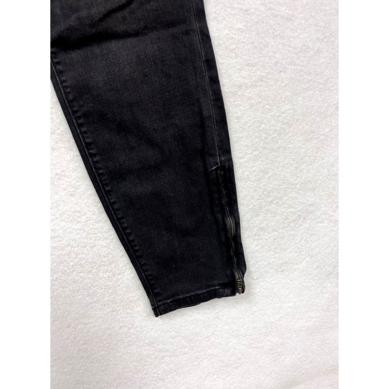 Ann Taylor Ann Taylor Loft Jeans Womens 27/4 Black Denim Curvy Skinny Ankle NWT Denim NWT Womens 27 Curvy Skinny Ankle Jeans Black Denim Size 27" / US 4 / IT 40 - 7 Thumbnail